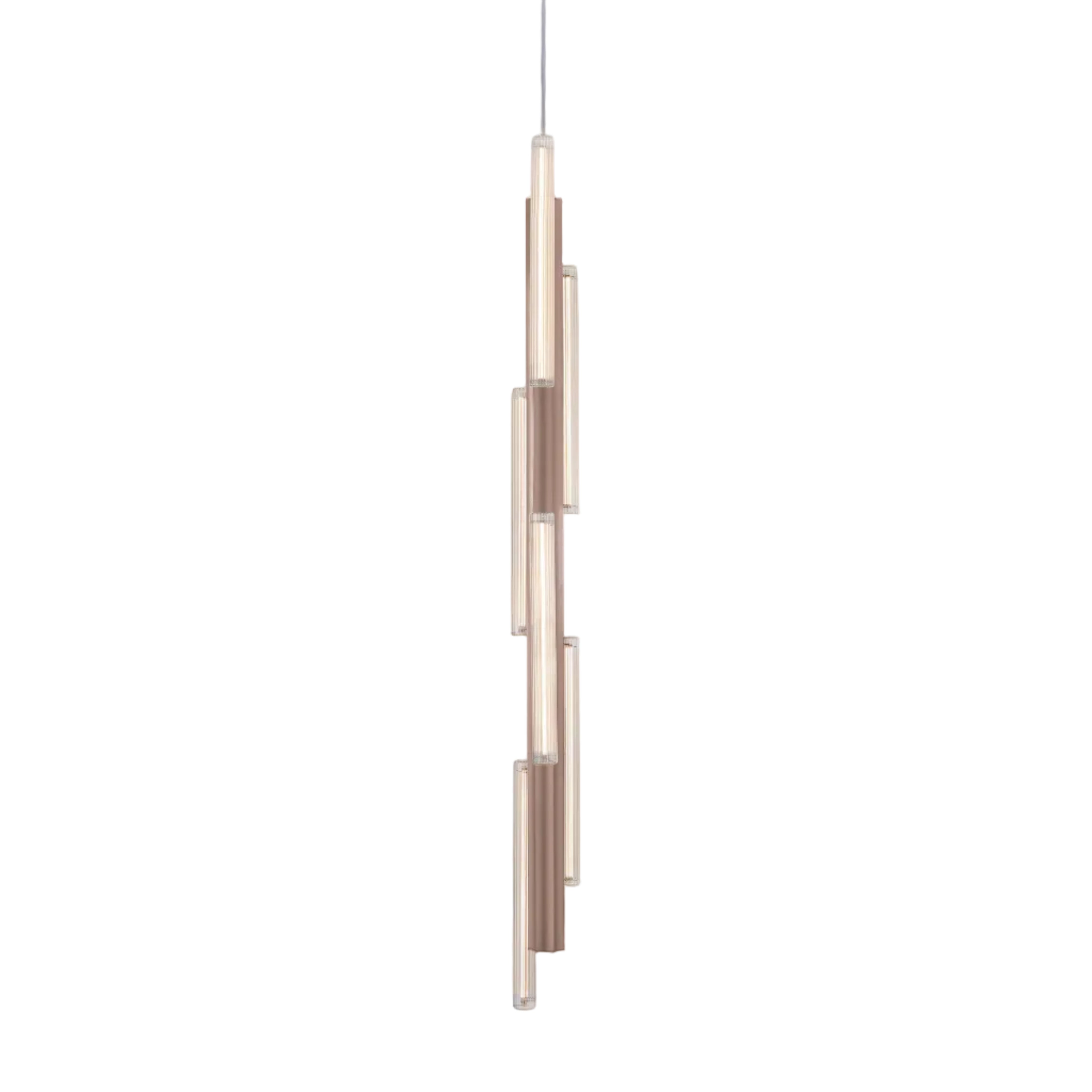 Lampa visící HAIL TALL, kartáčovaný bronz