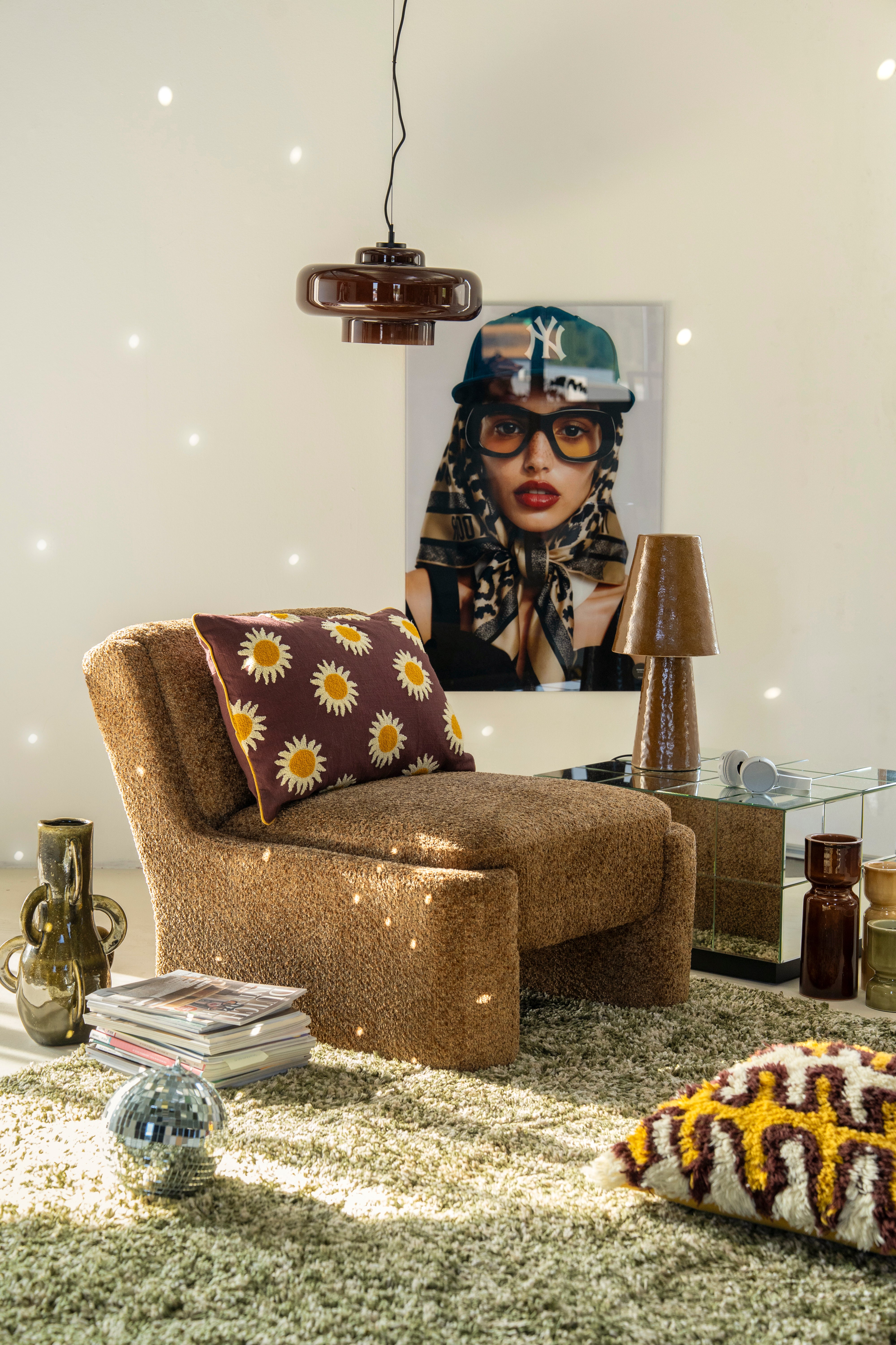 ZAZA Green Stoneware Vase