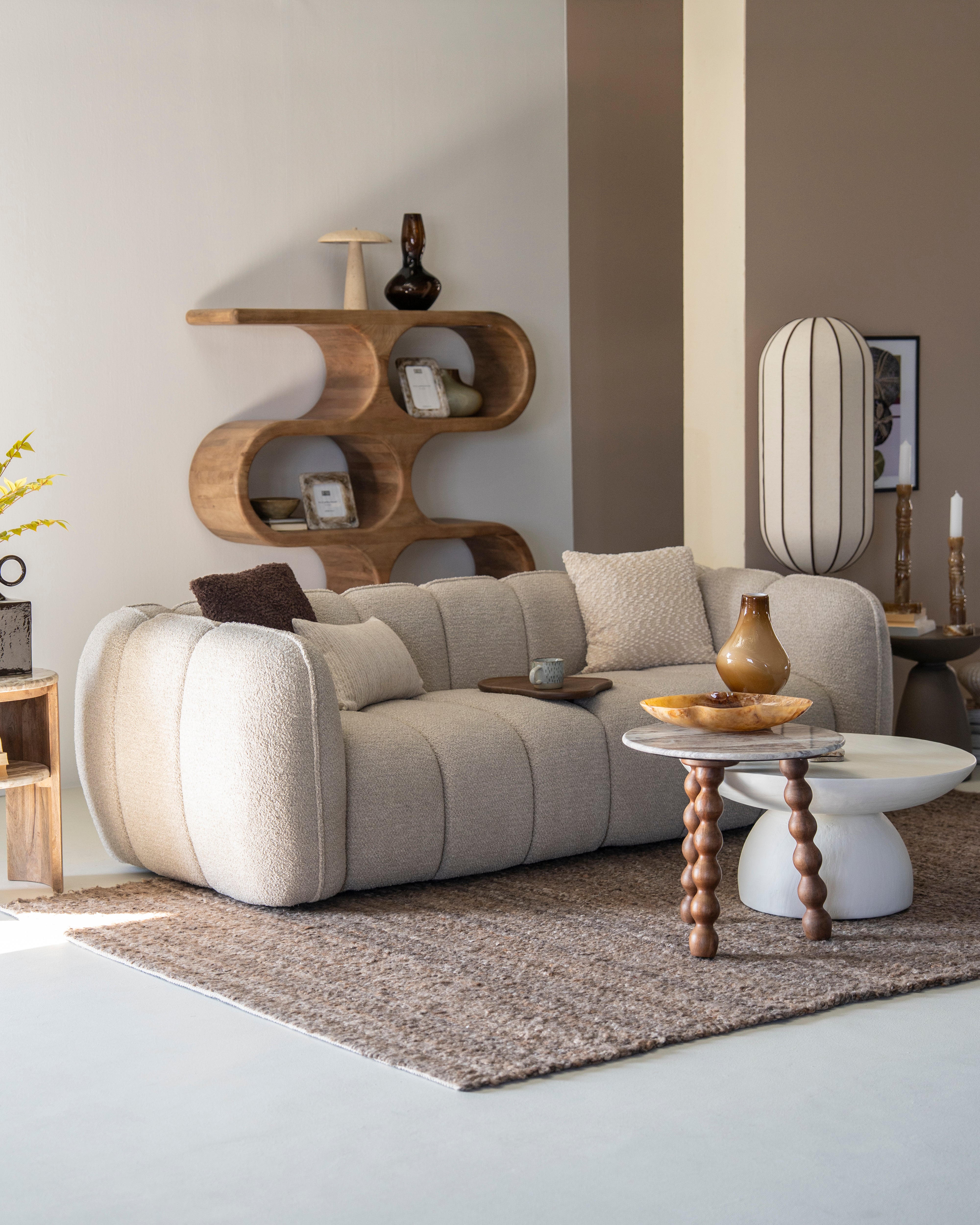 Sofa CUBETTO musztardowy