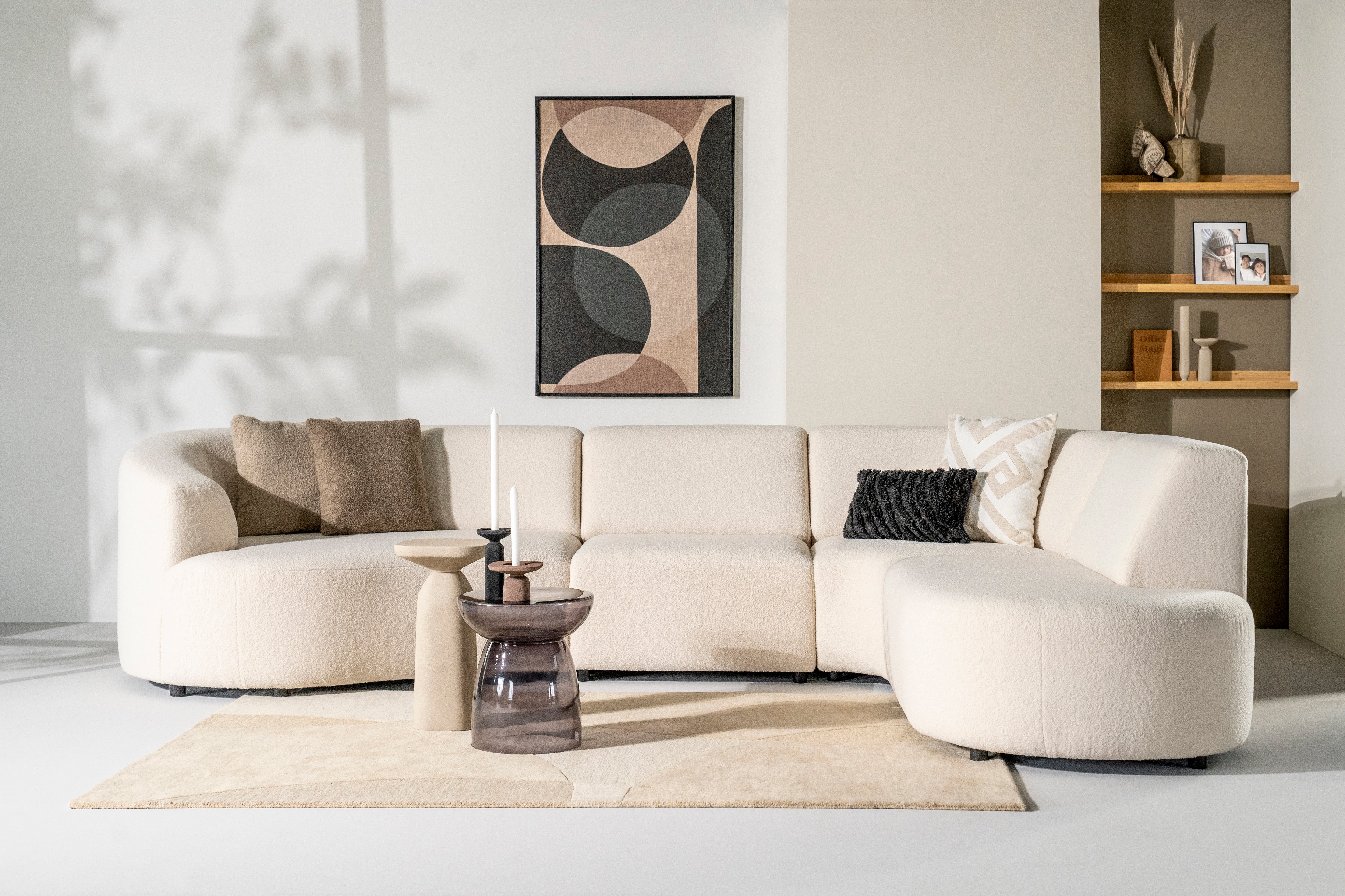 SQUAND Beige Side Table