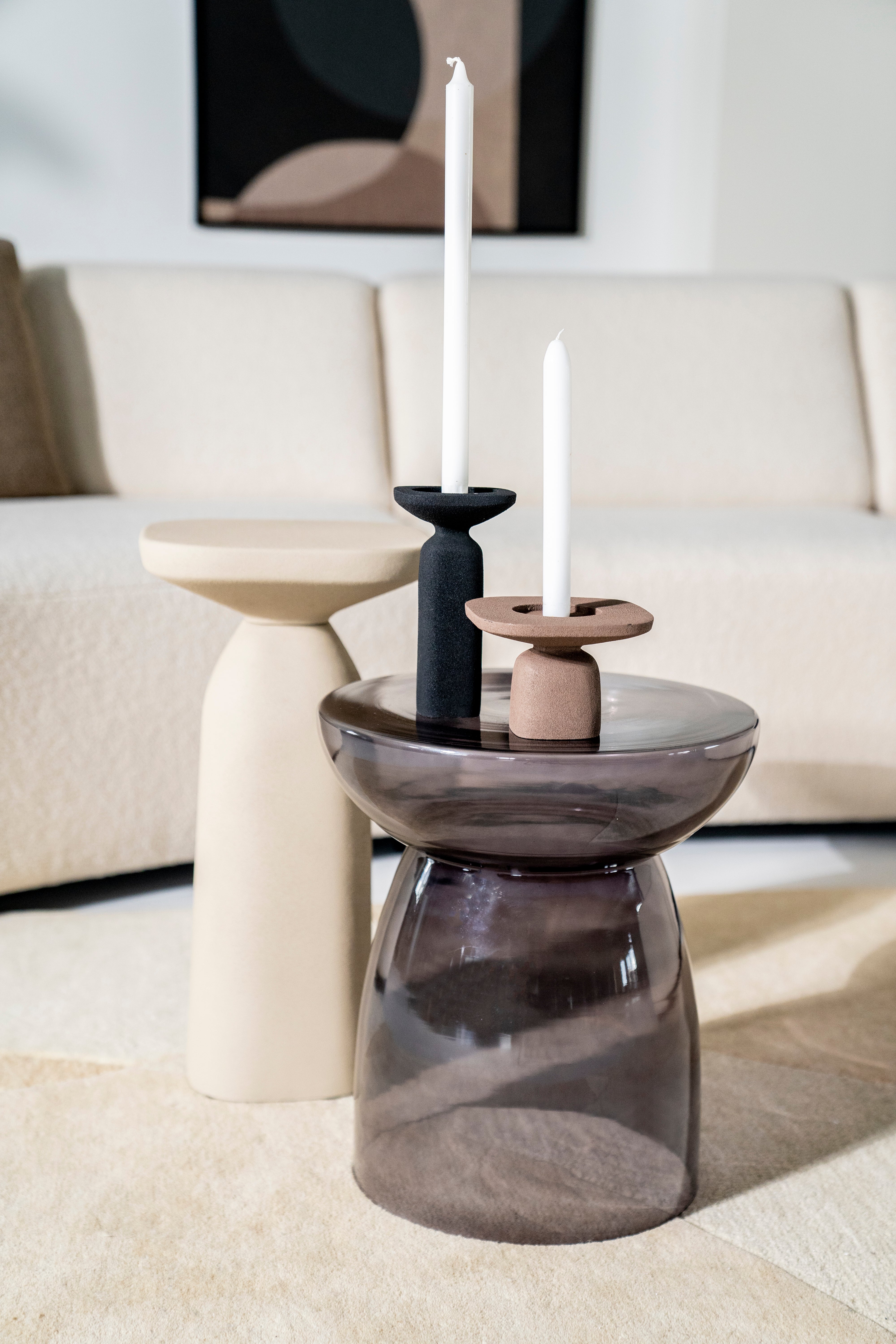 Boční stolek SQUAND béžový