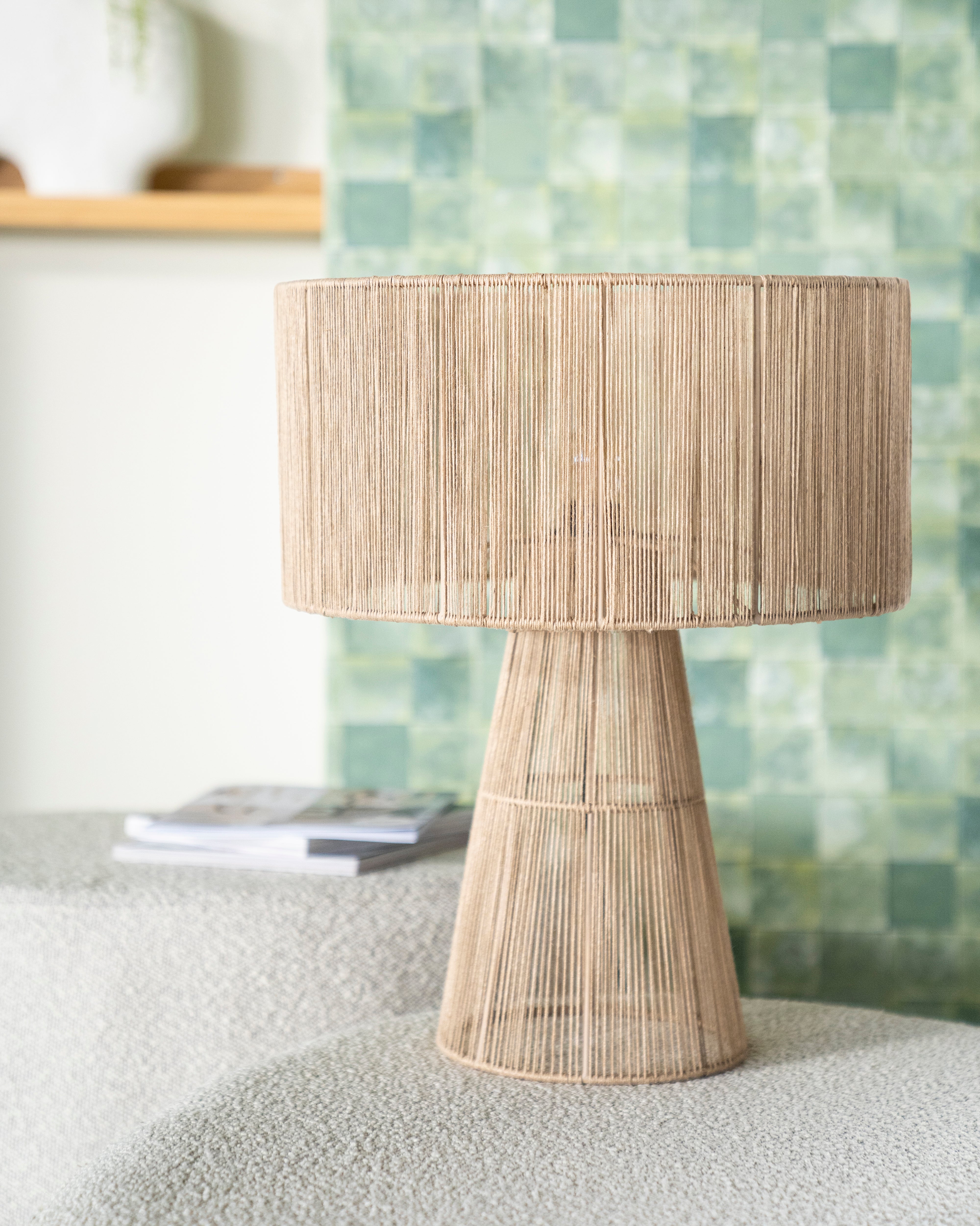 Stolní lampa OSHU juta