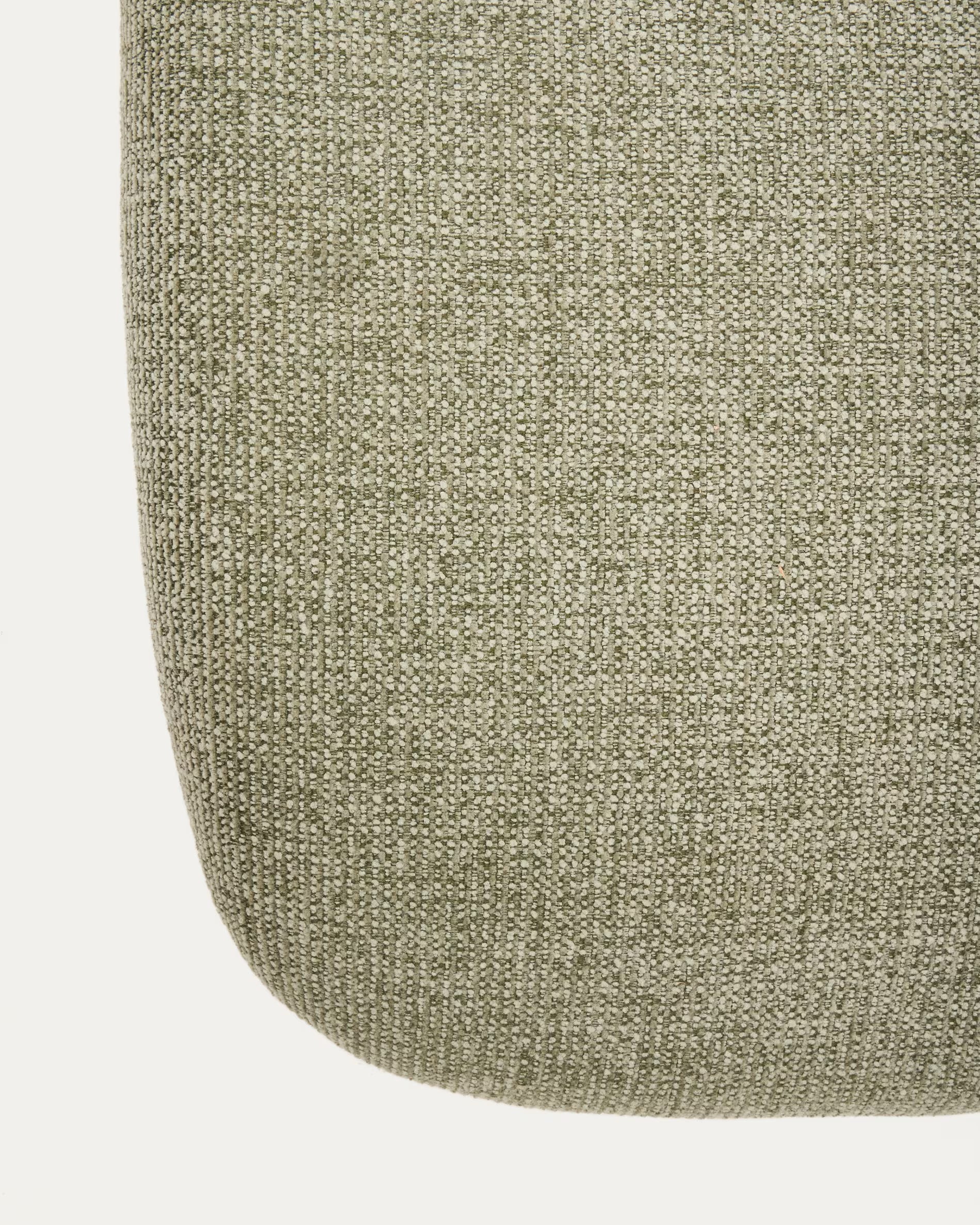 Szezlong OSLA jasně zelený s černým podstavcem