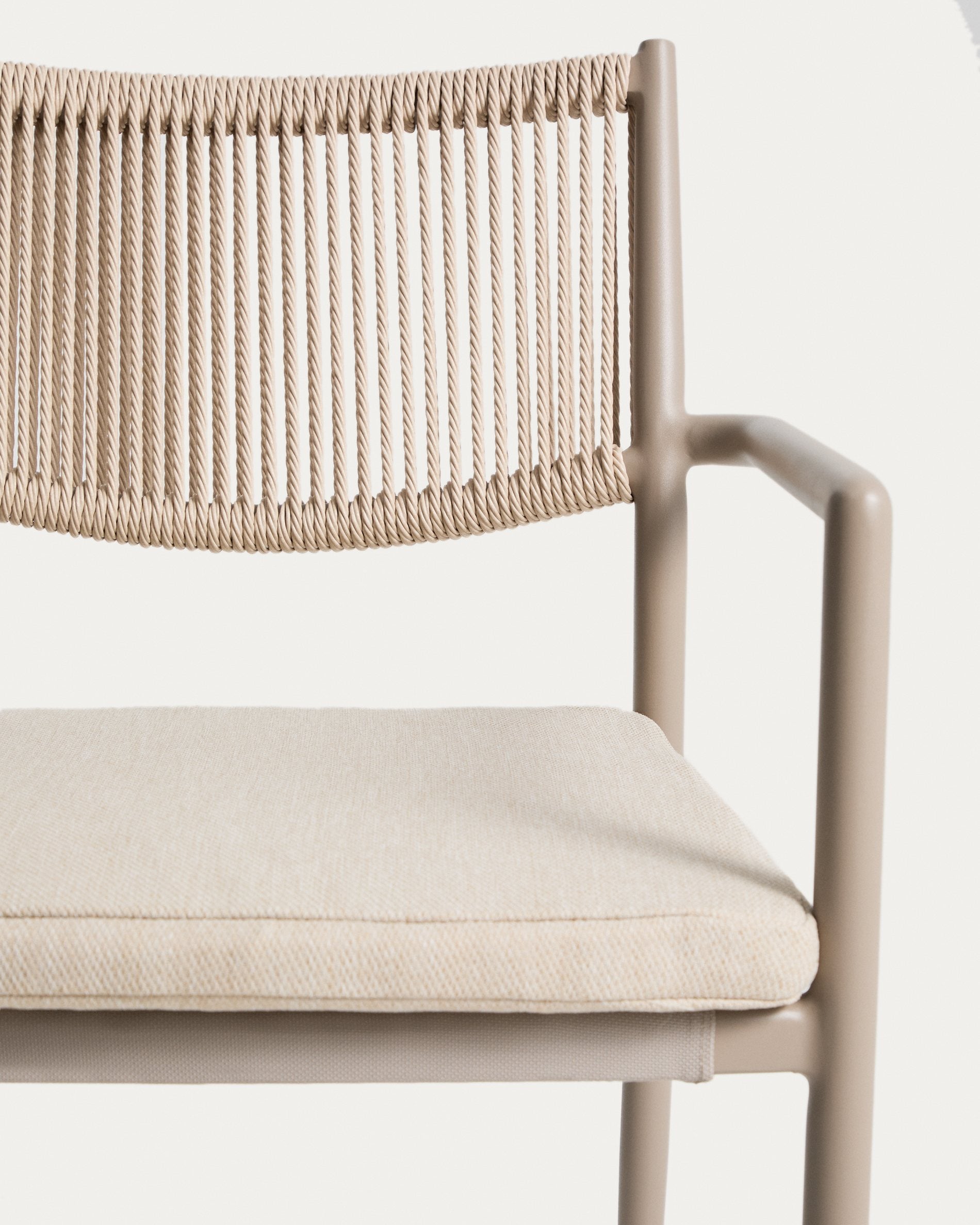 ARGASI garden chair in gray-beige