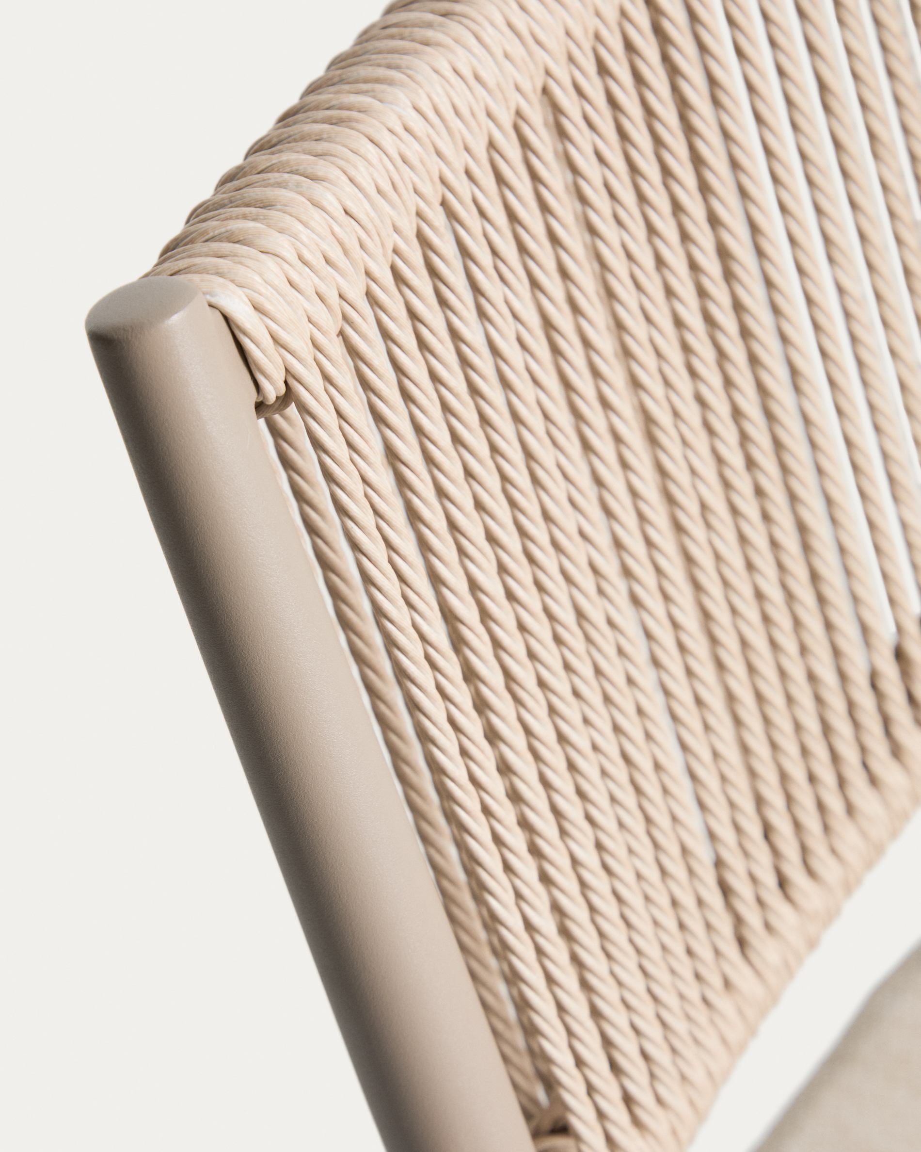 ARGASI garden chair in gray-beige