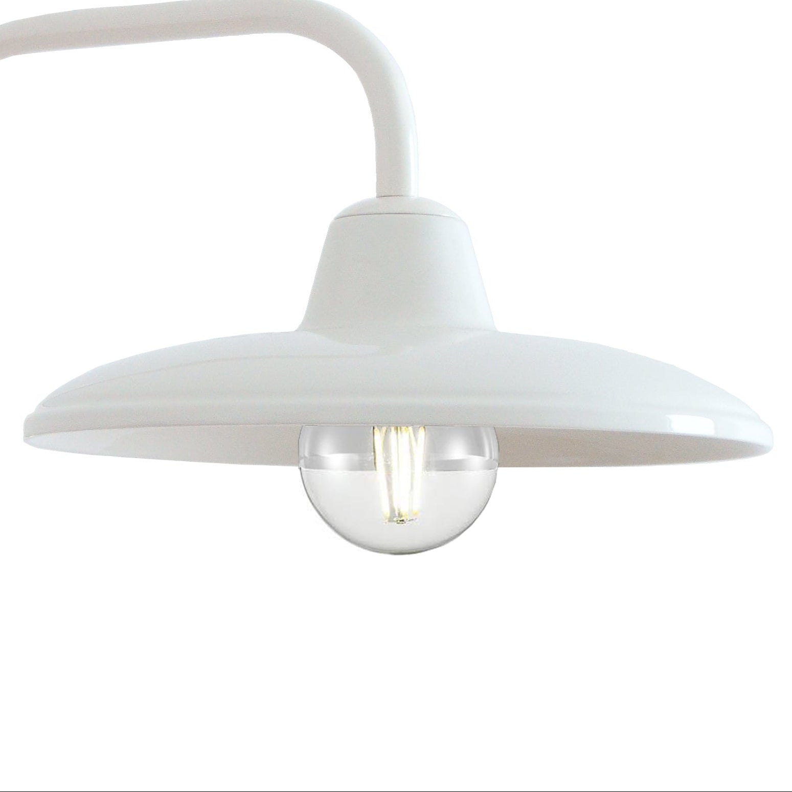 B&W white ceramic wall lamp