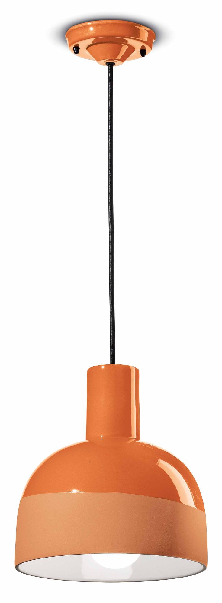 Závěsná keramická lampa CAXIXI oranžová