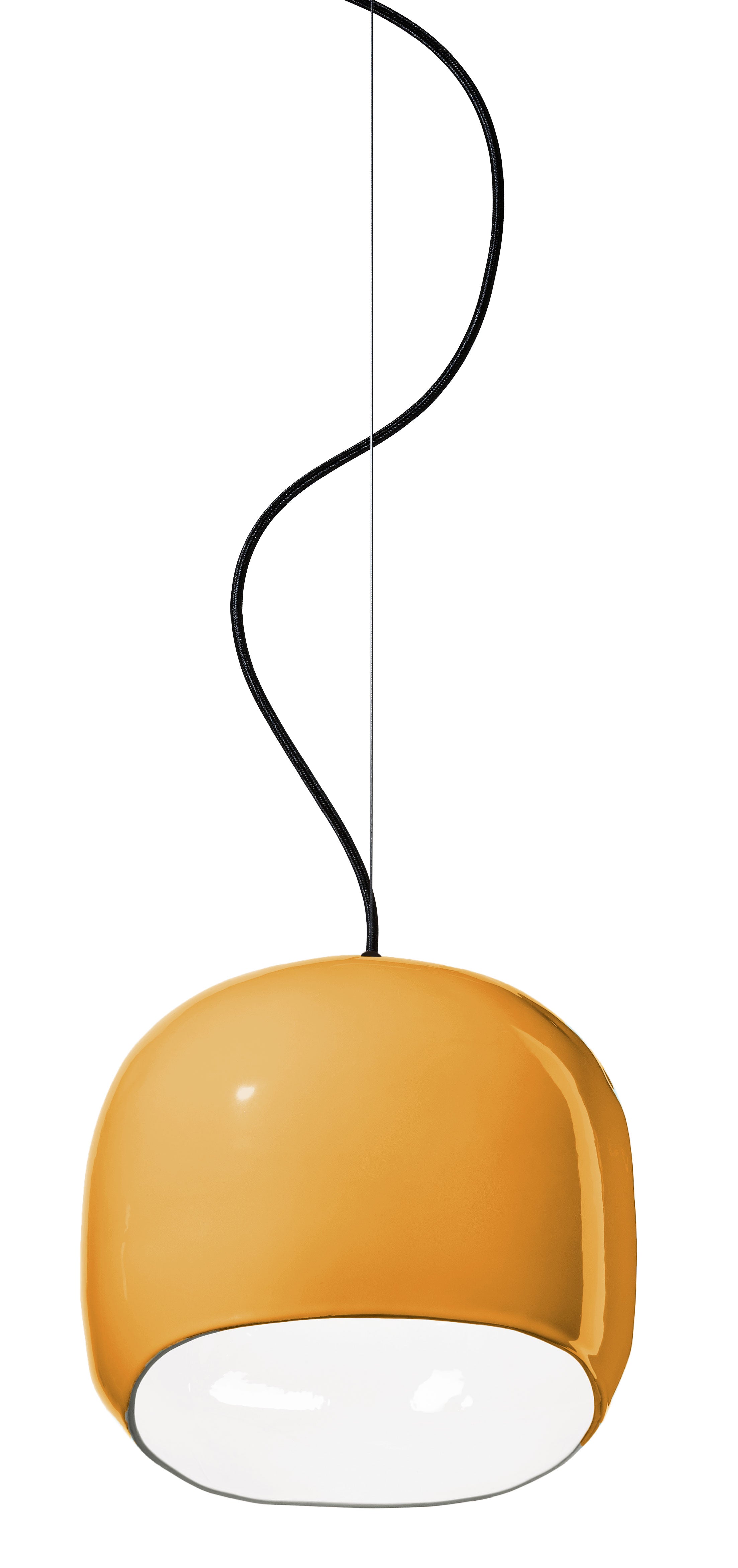Závěsná keramická lampa AYRTON žlutá