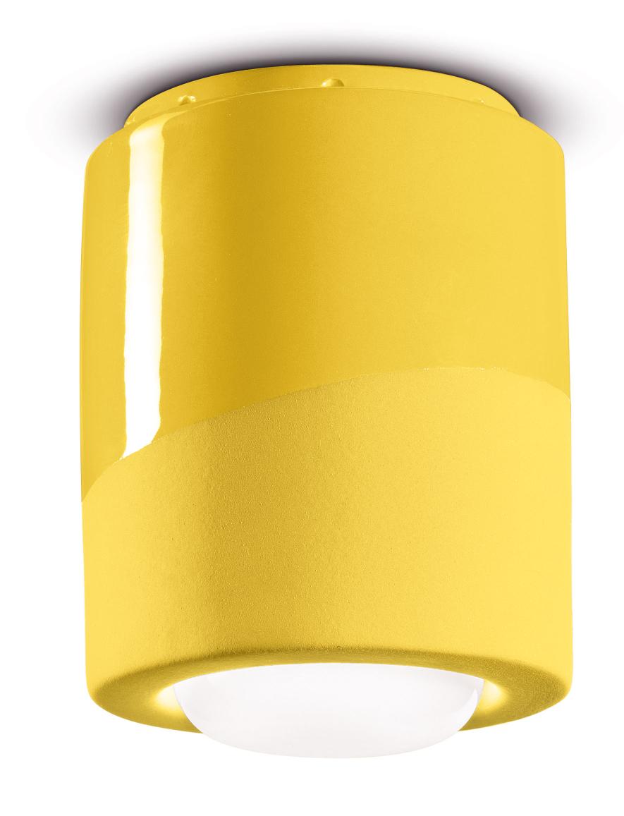 Ceramic spot lamp PI yellow