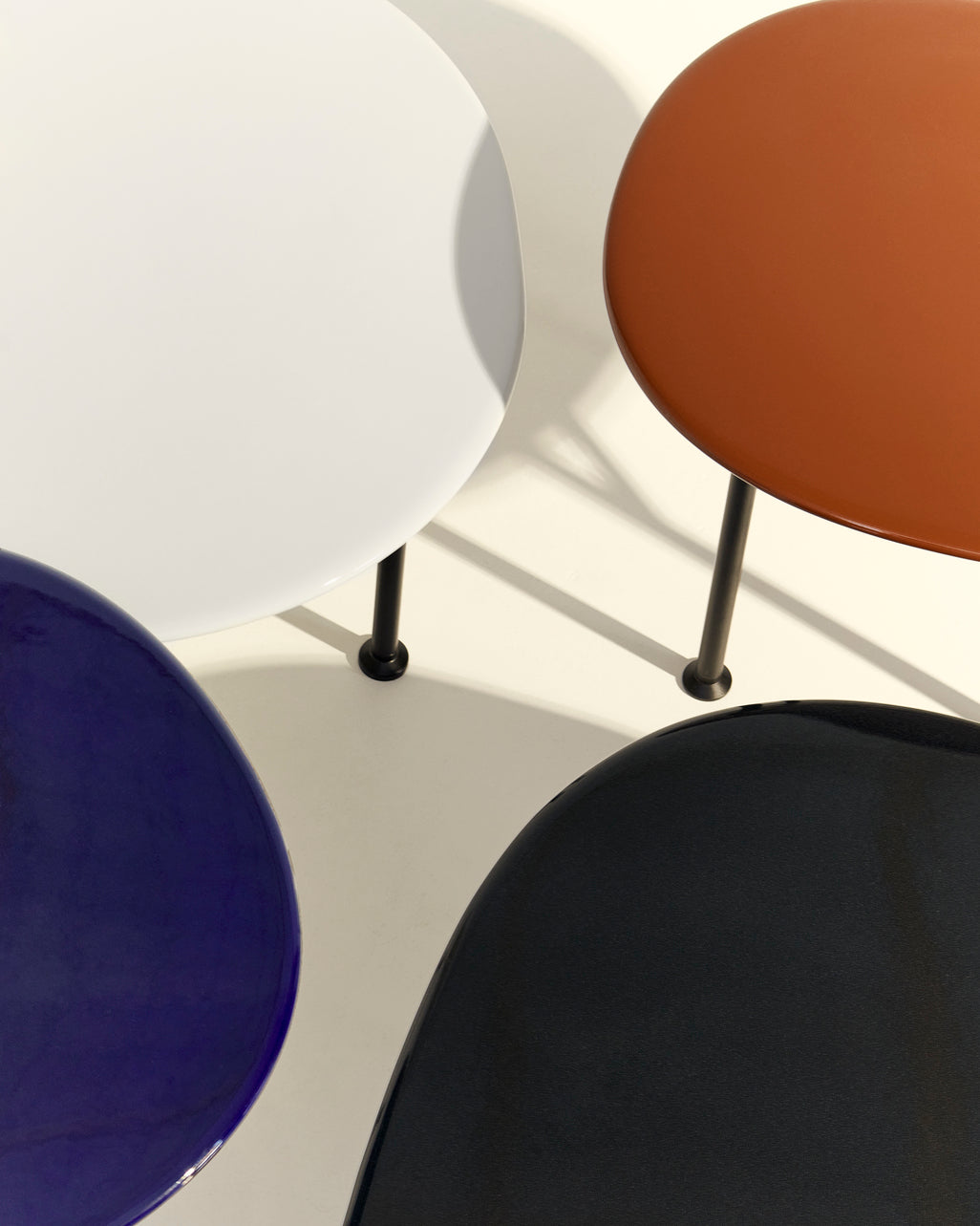 CARMEL Coffee Table Burgundy Ceramic