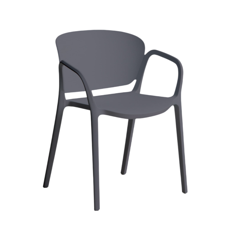 ANIA Dark Gray Garden Chair