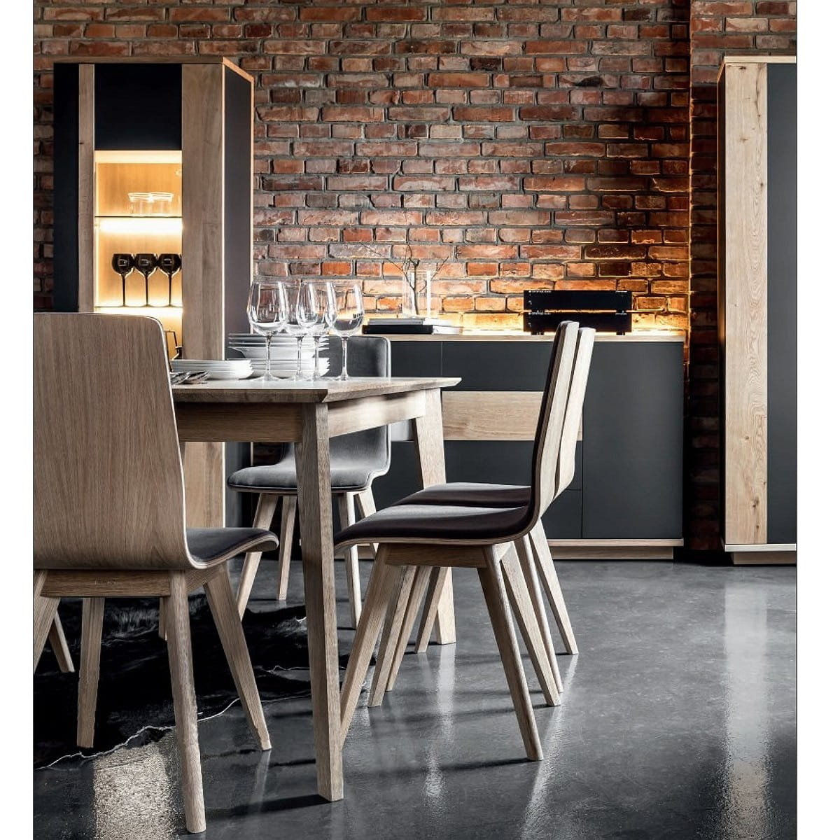 Krzesło CLEO A-1603 drewniana podstawa