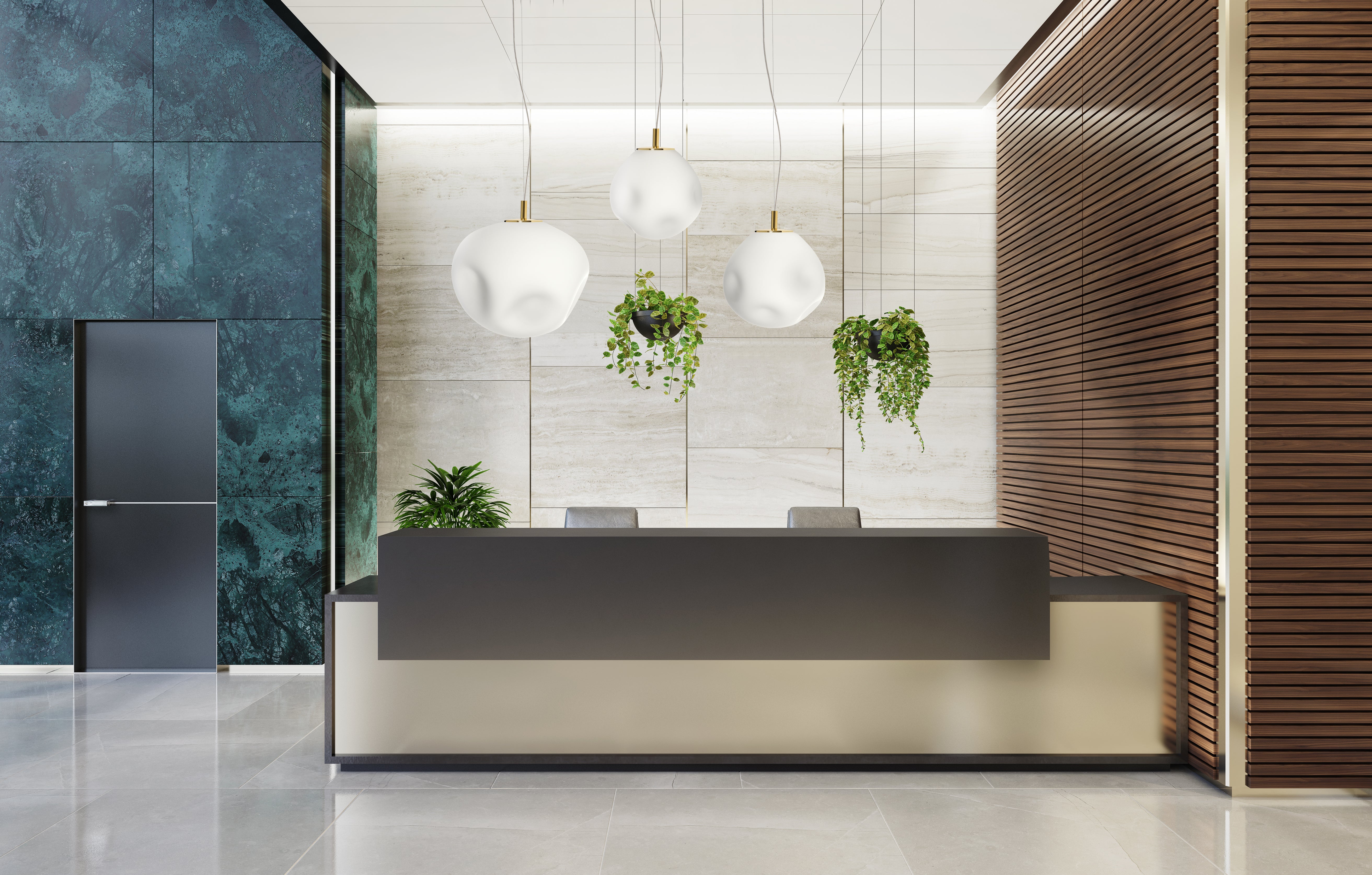 CLOE gold pendant lamp