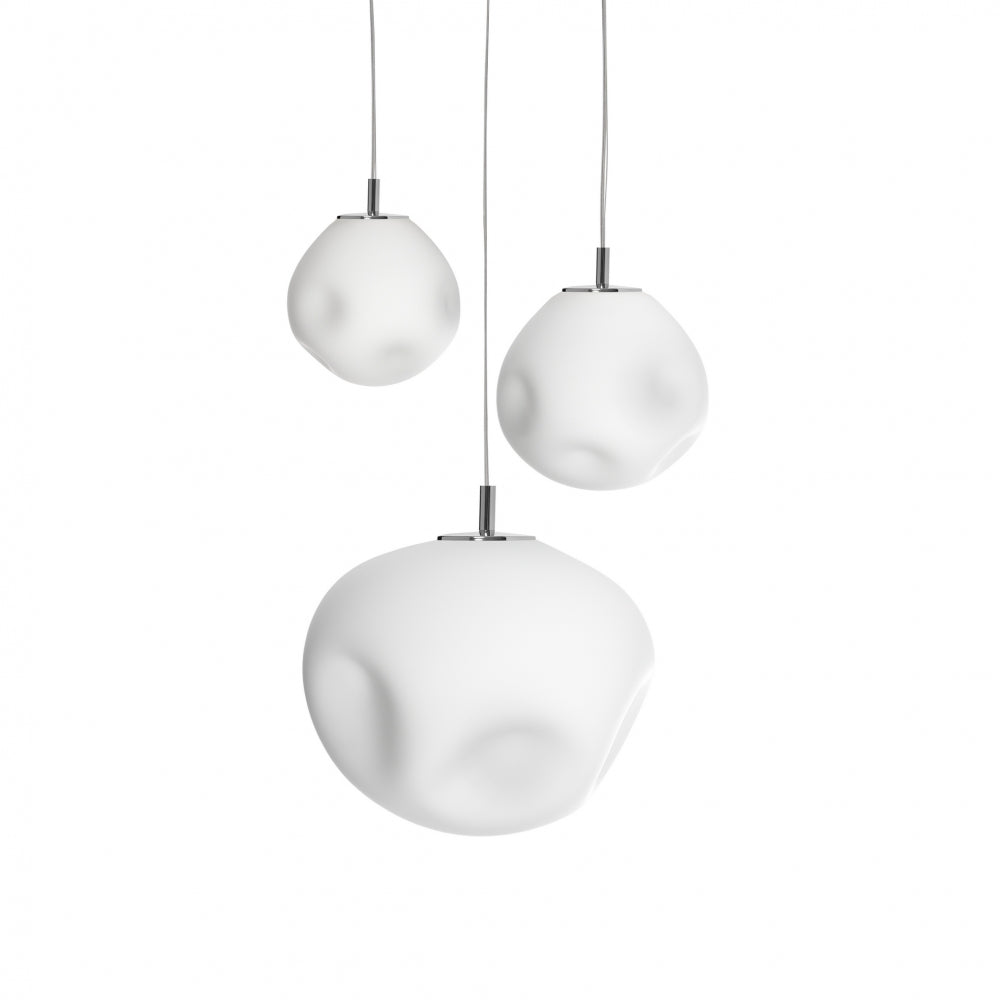 Three-point pendant lamp CLOE chrome
