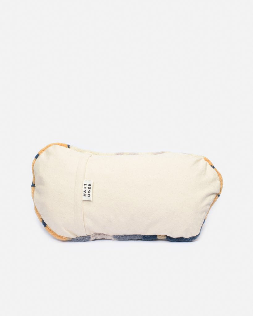 Poduszka dekoracyjna CORAL beżowy z pomarańczowym