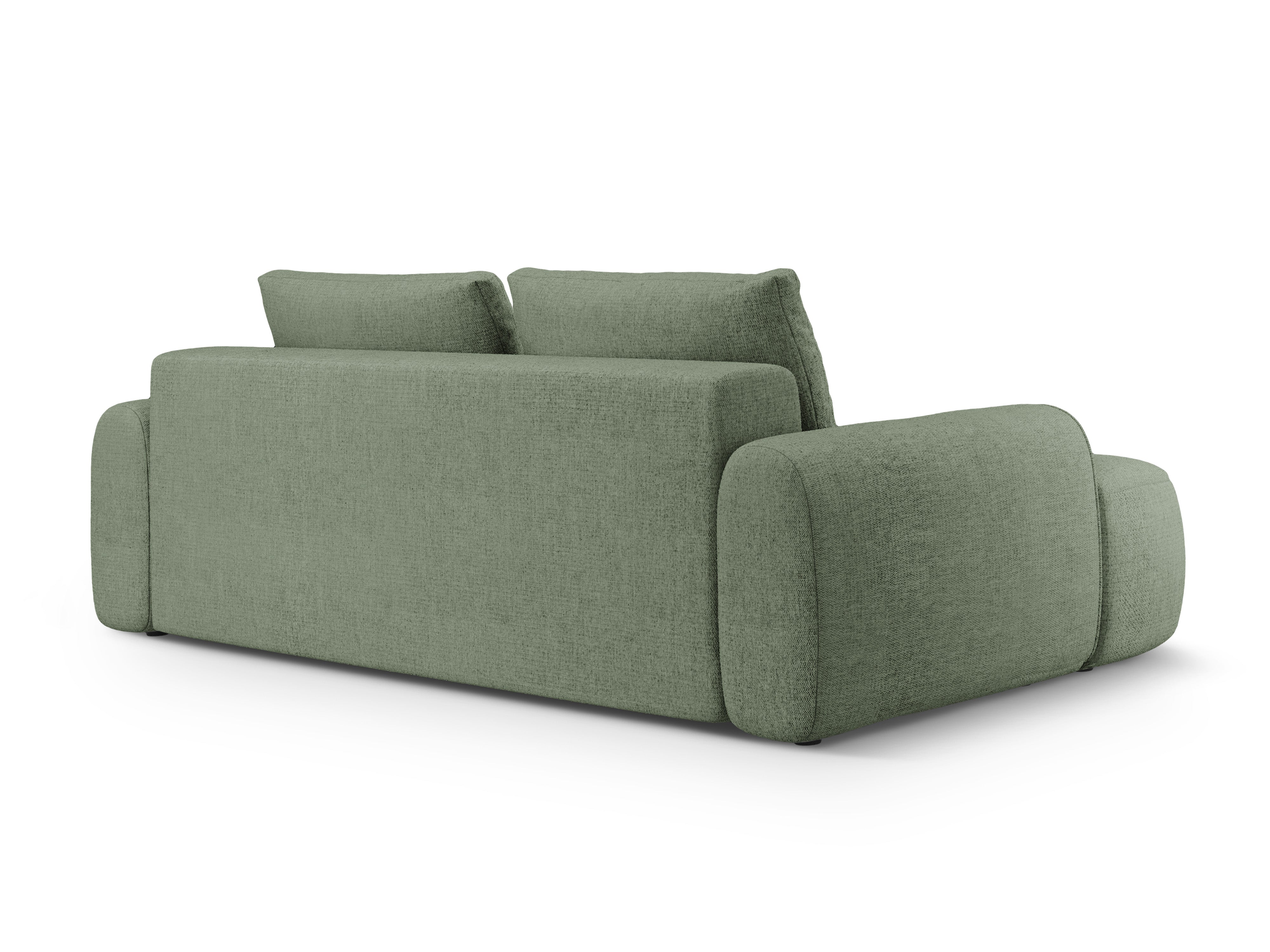 Sofa with sleeping function for 4 people LINZ olive green