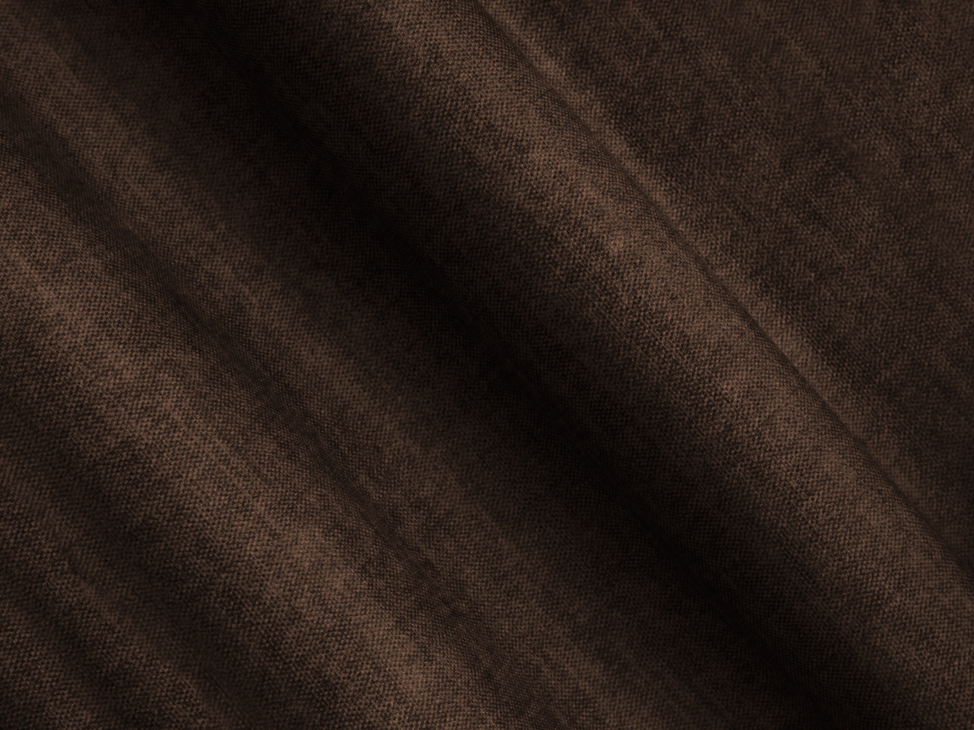 Chocolate 2-Seater Velvet Sofa CAMPI