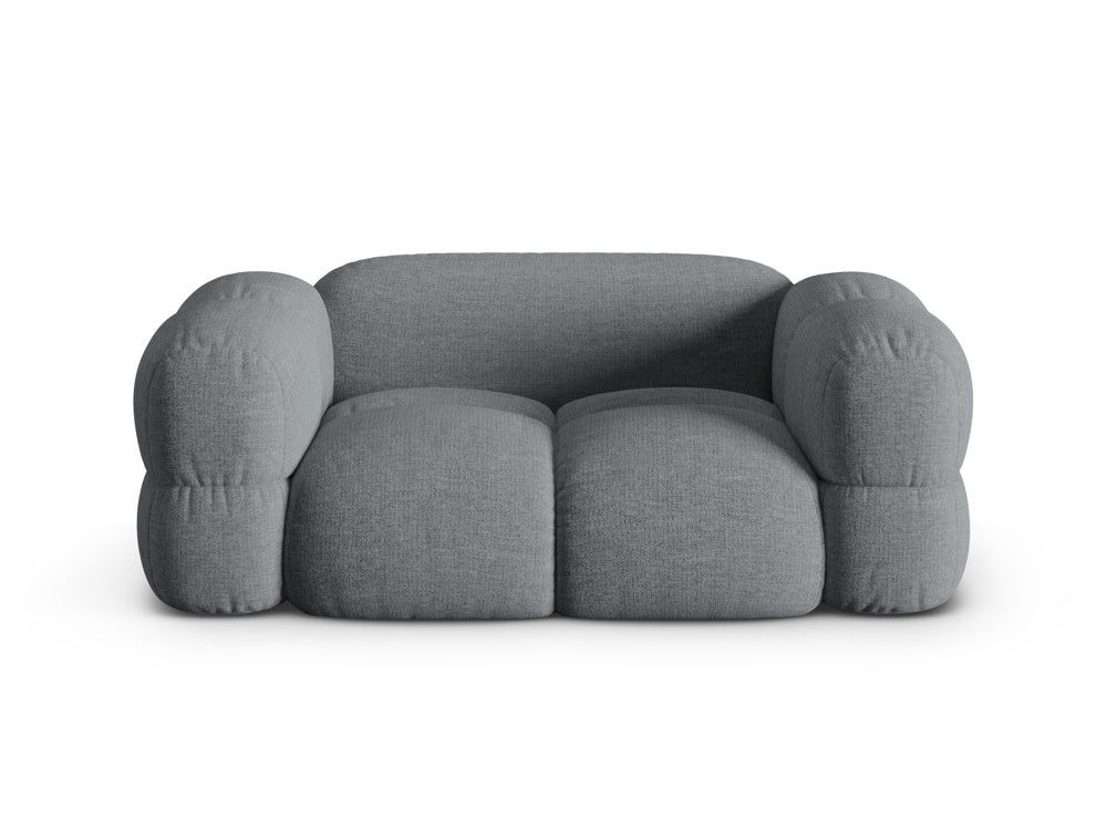 Sofa pro 2 osoby LORETTO šedobledě modrá