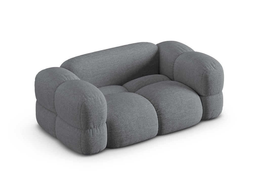 Sofa pro 2 osoby LORETTO šedobledě modrá