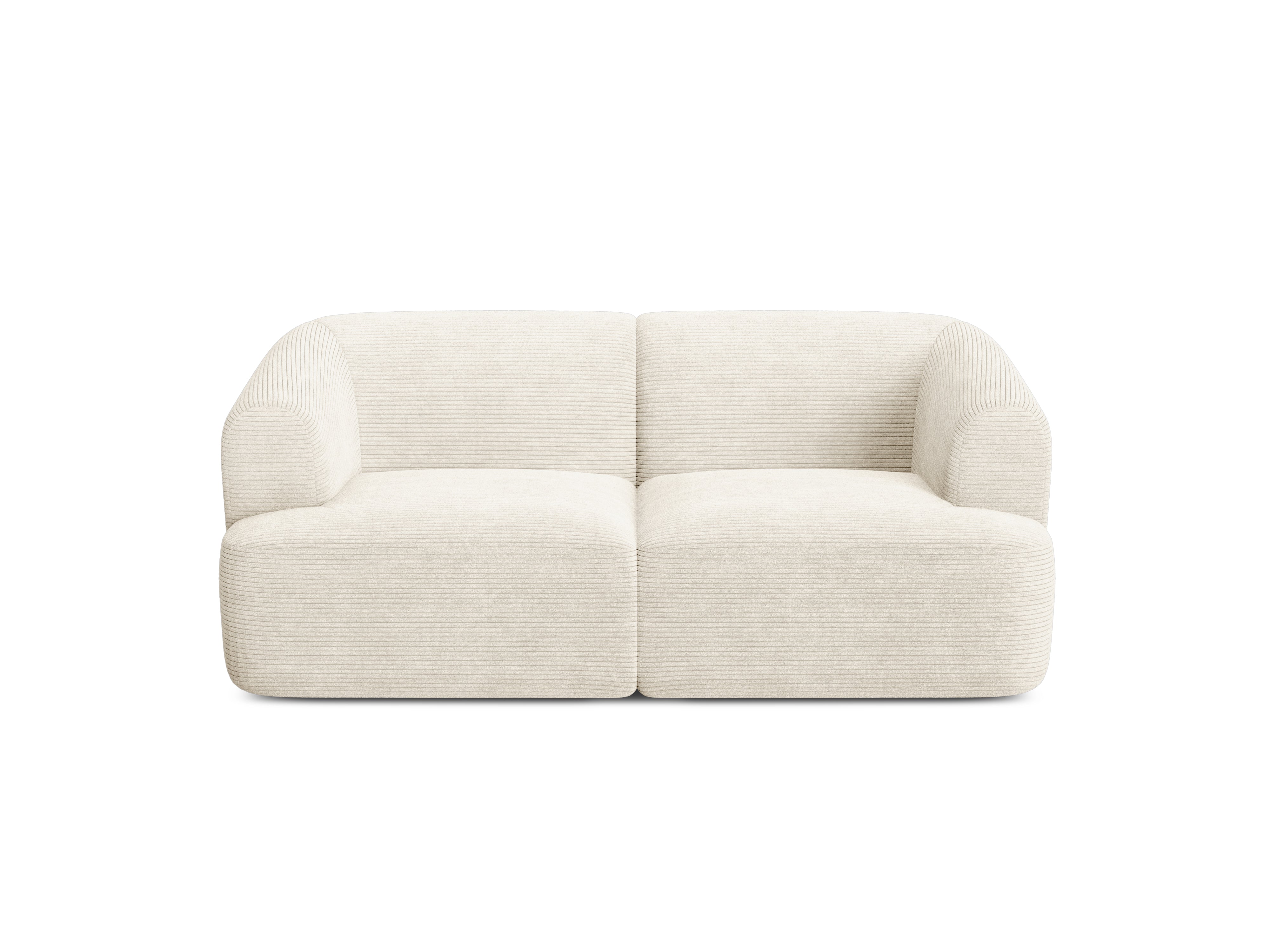 2-seater Sofa CAMPI cream corduroy
