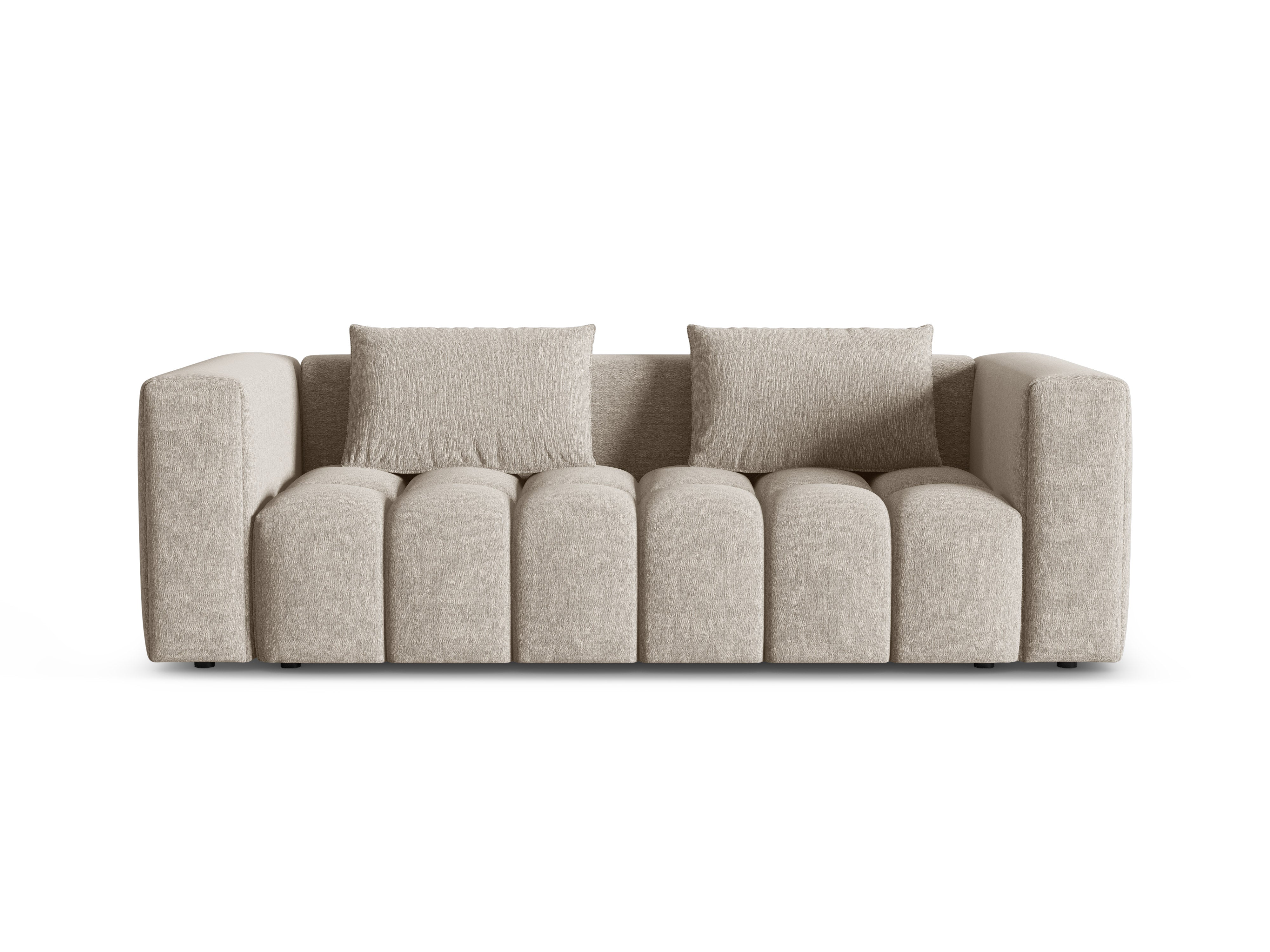 Sofa 3-osobowa z funkcją spania VERONA piaskowy – Cosmopolitan Design