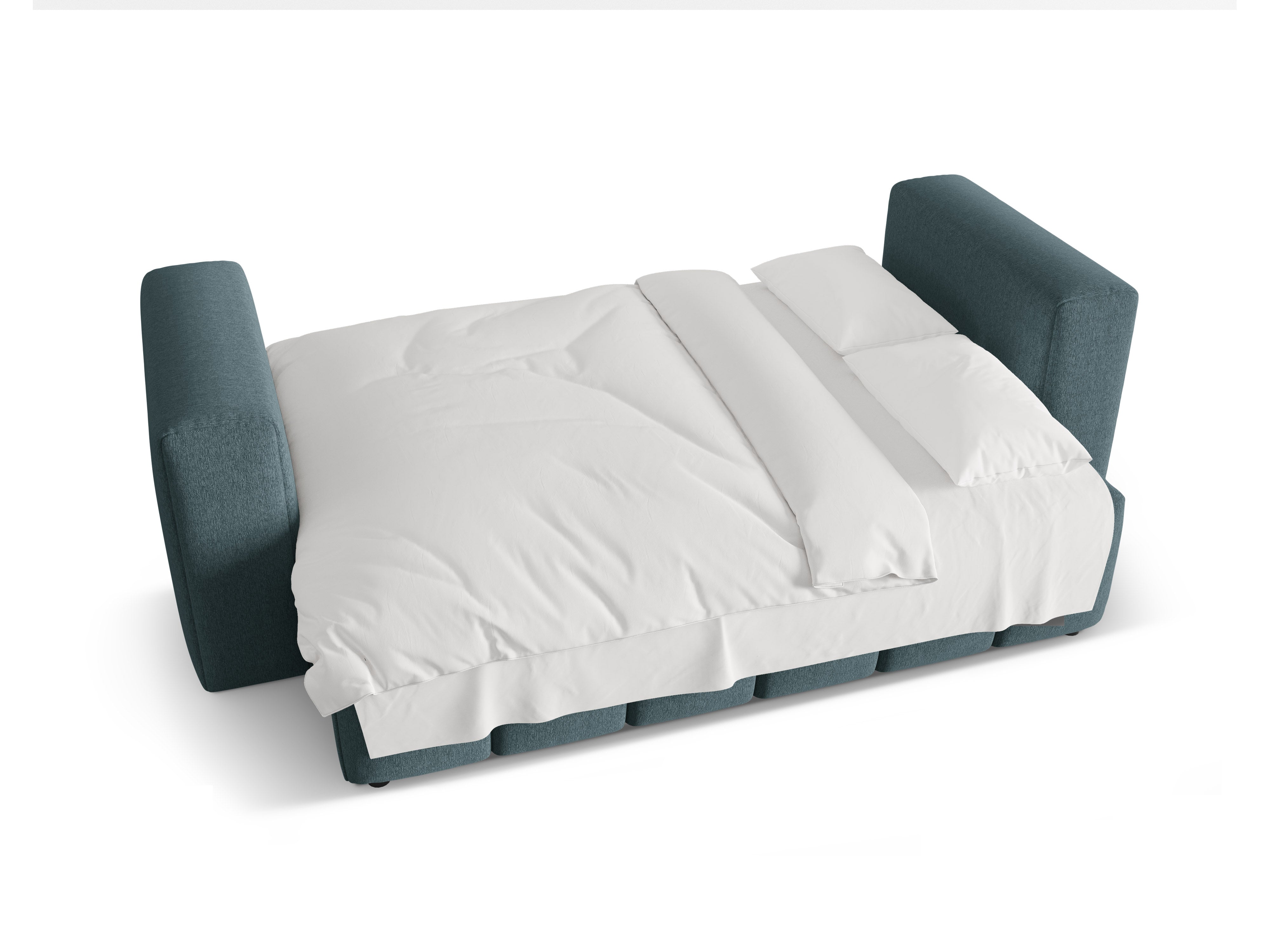 Sofa 3-osobowa z funkcją spania VERONA jasny niebieski