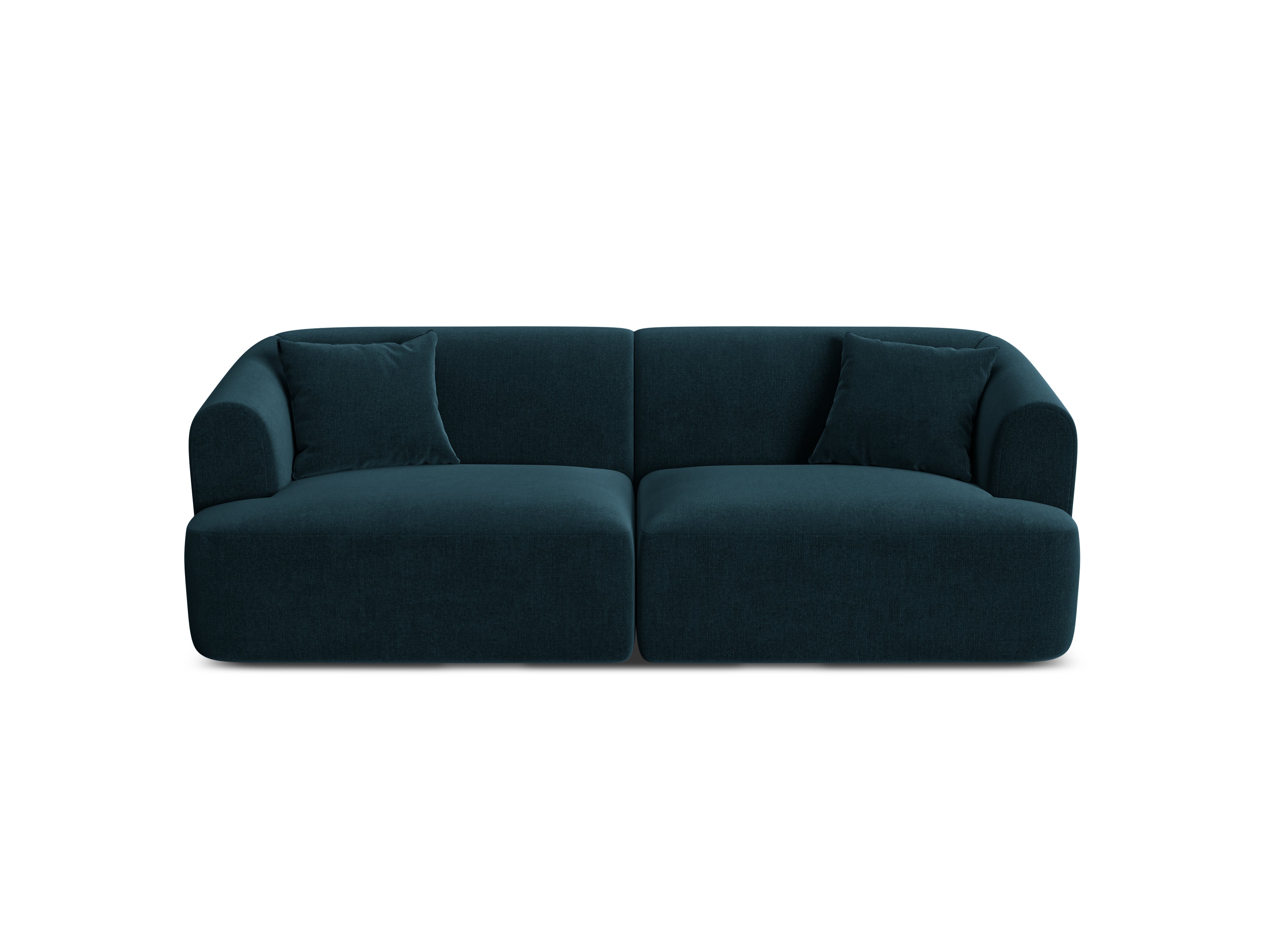 Sofa sametová 3-osobová CAMPI petrol