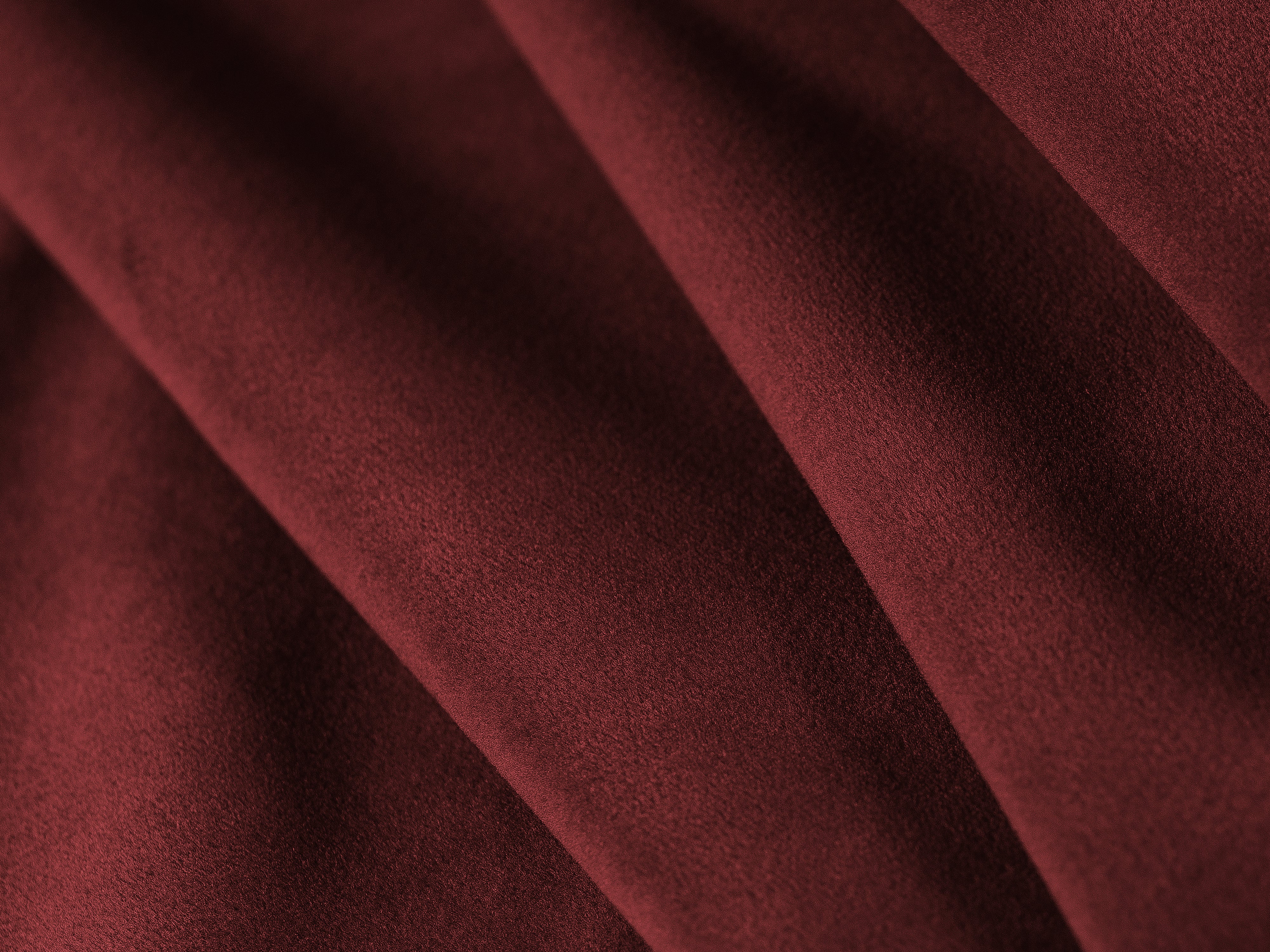CORTINA 3-Seater Velvet Sofa in Wine Red