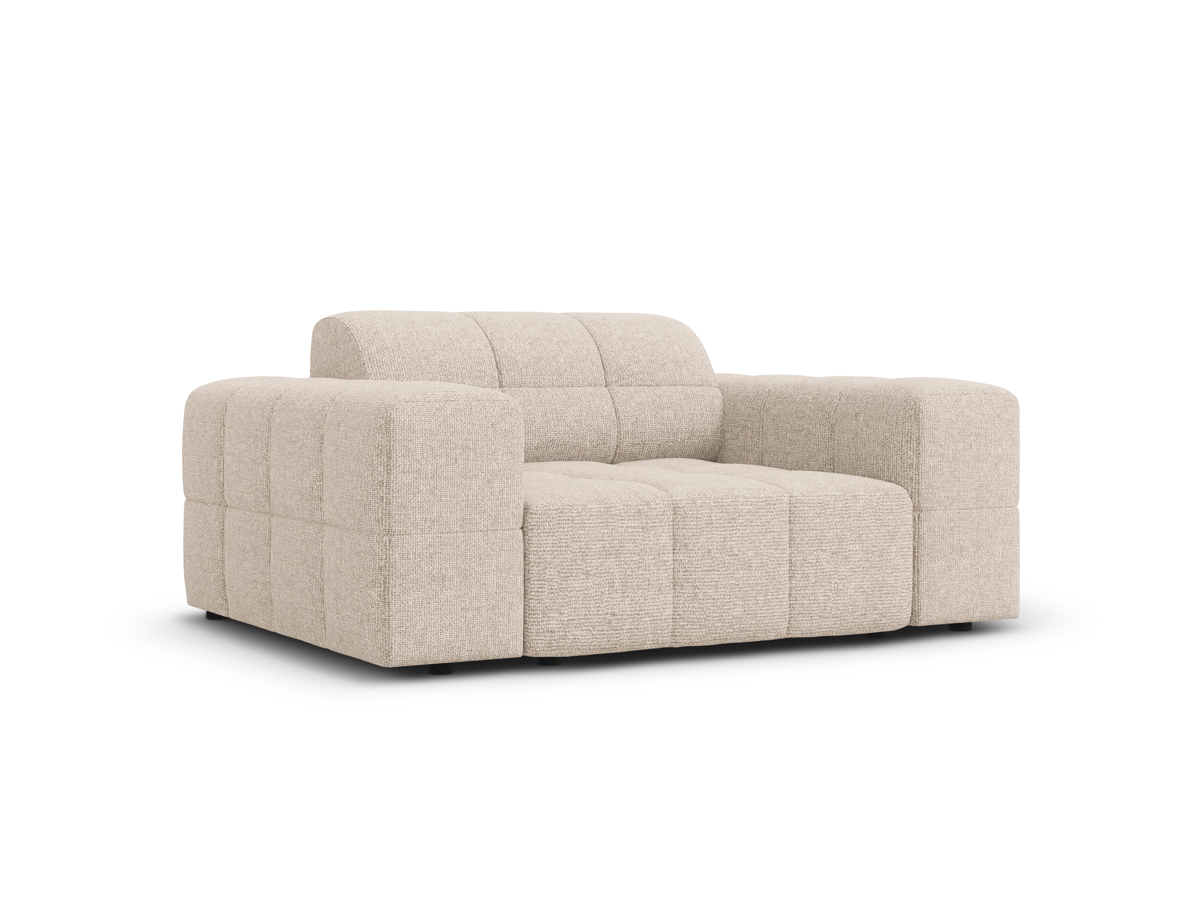 Fotel CHICAGO beżowy szenil do salonu – Cosmopolitan Design