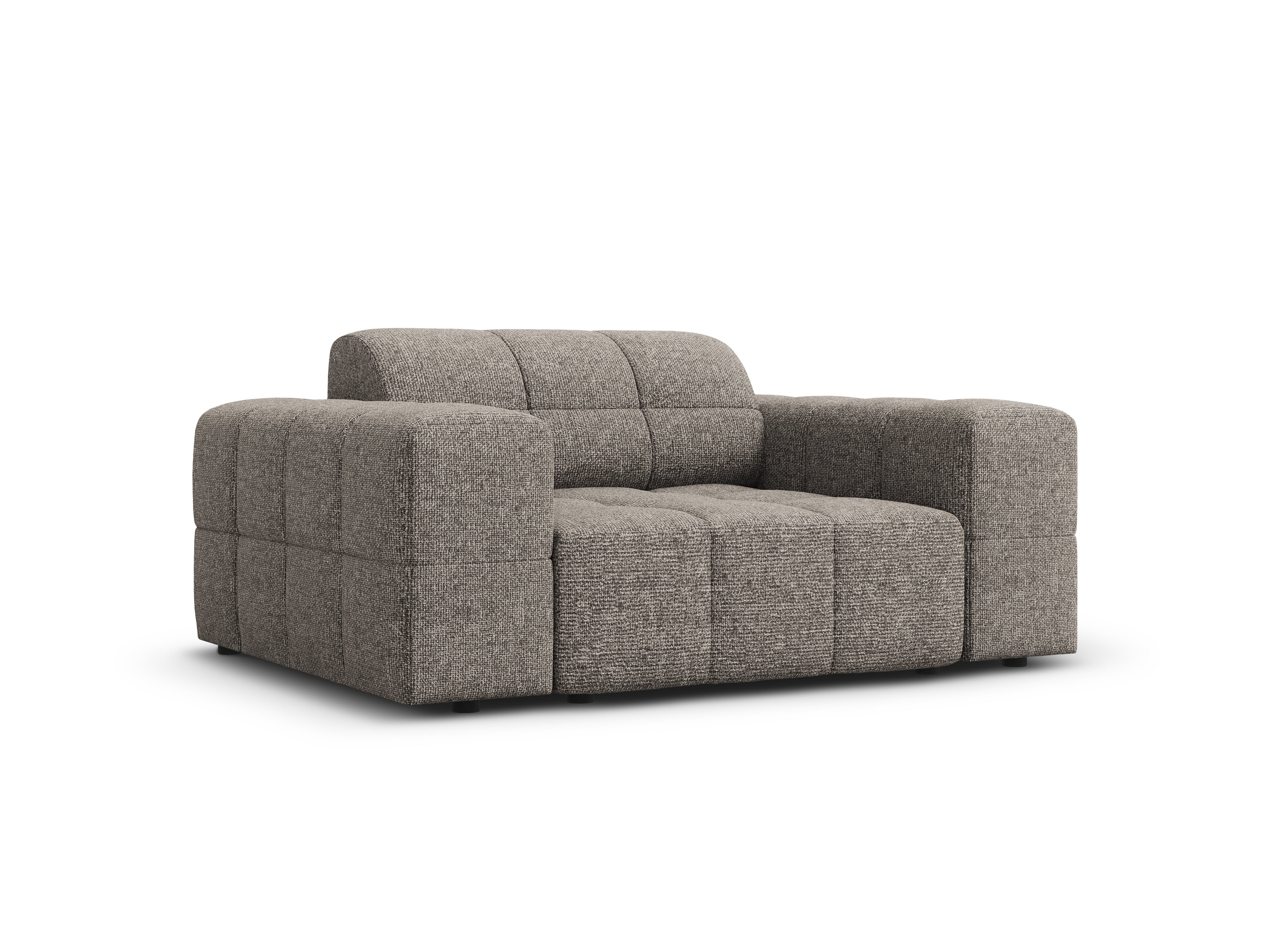 Fotel CHICAGO szary szenil do salonu – Cosmopolitan Design