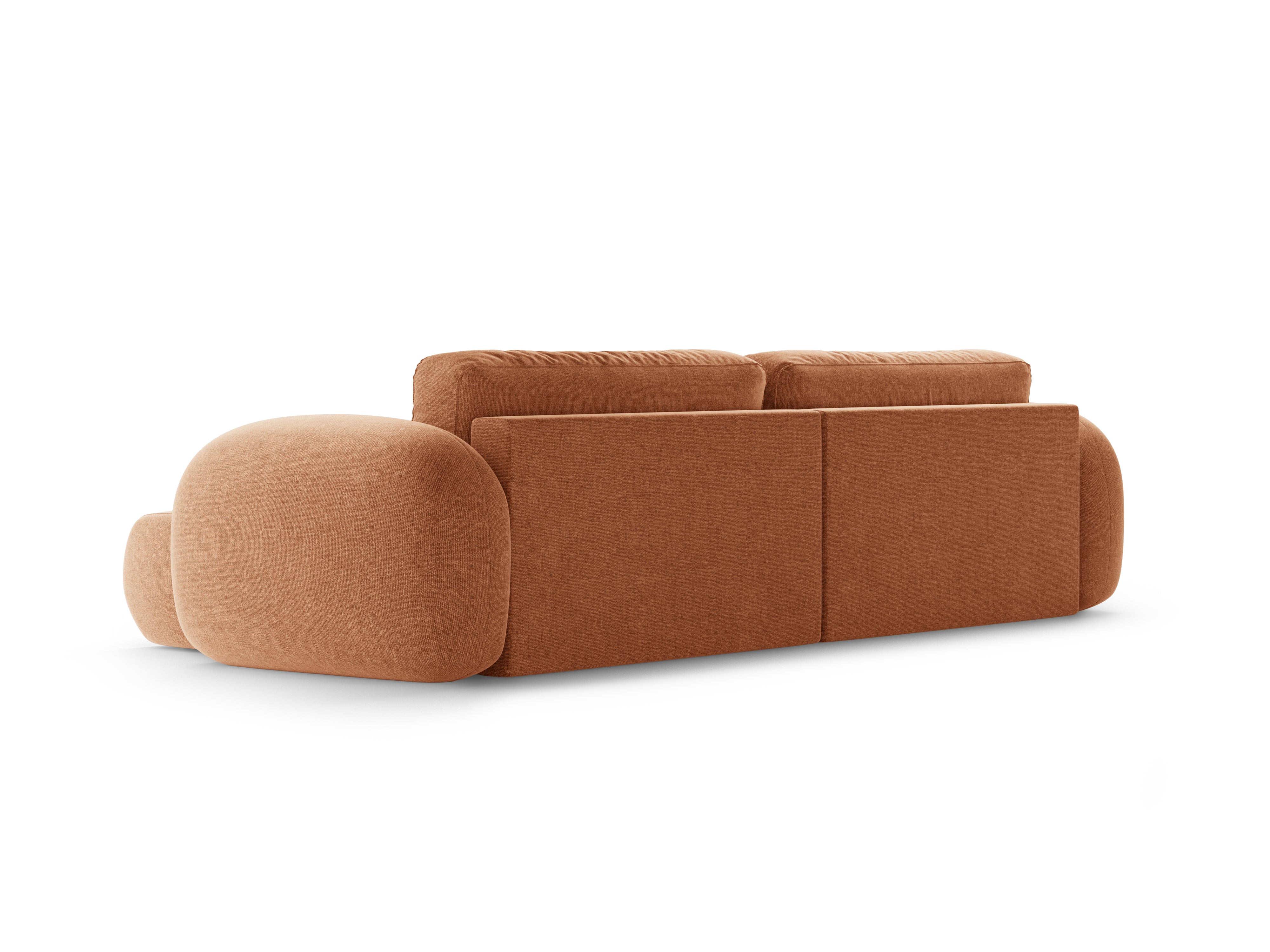 Universal corner sofa with sleeping function for 4 people TONALE brick