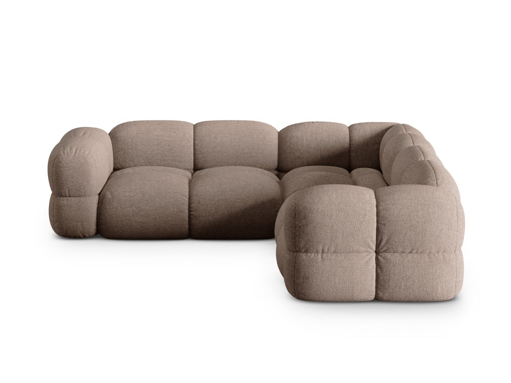 Symmetrical Corner Sofa LORETTO Cappuccino