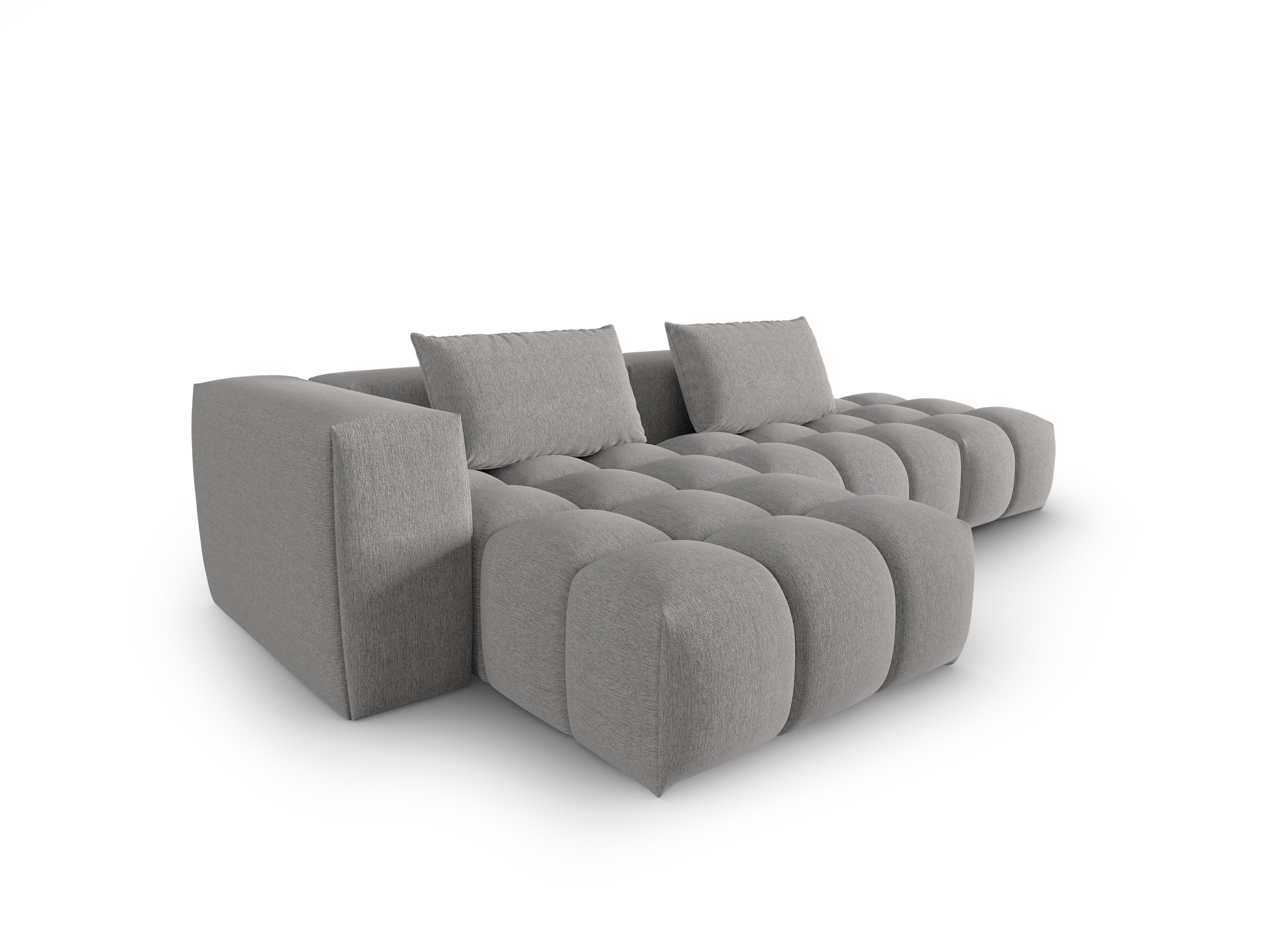 VERONA open left-facing 4-seater corner sofa warm gray