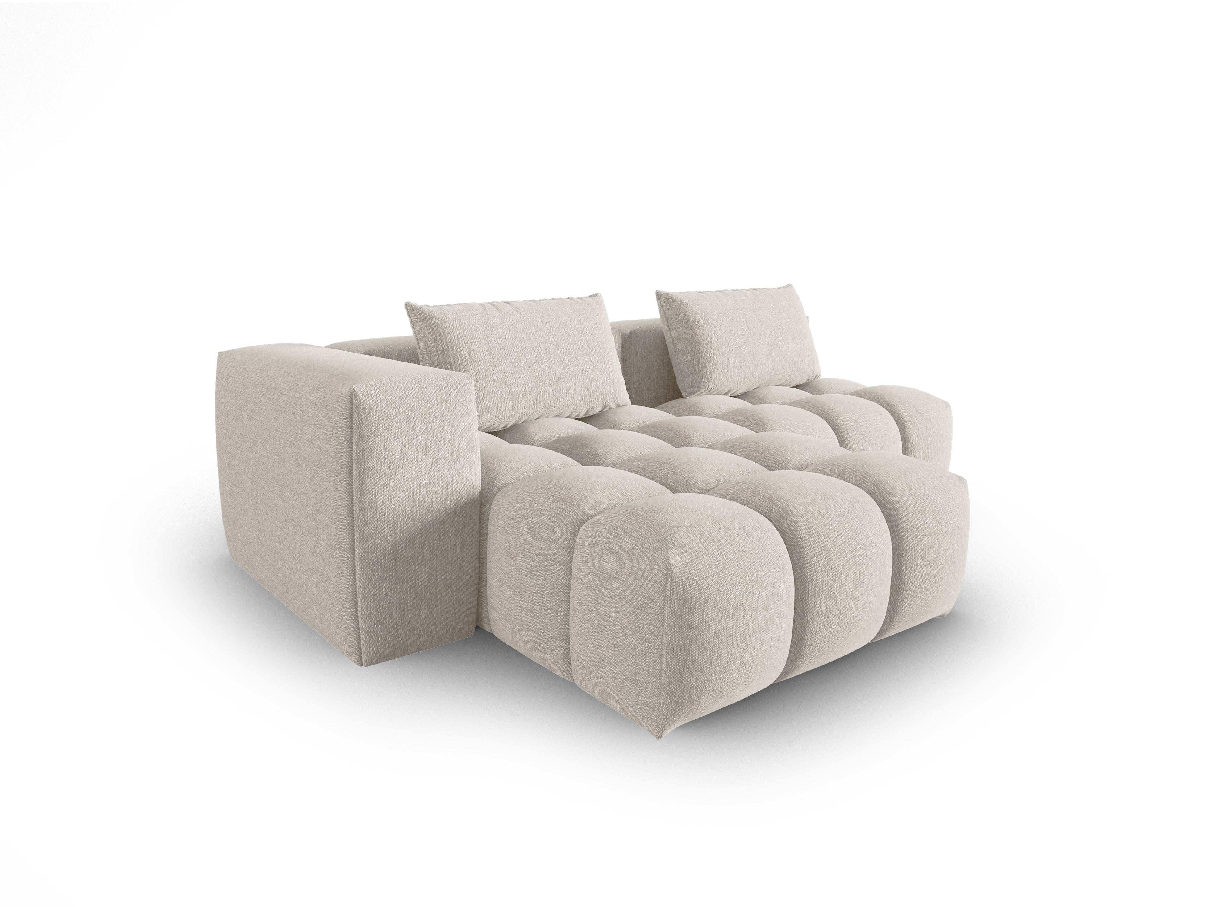 Left-facing open 3-seater corner sofa VERONA beige