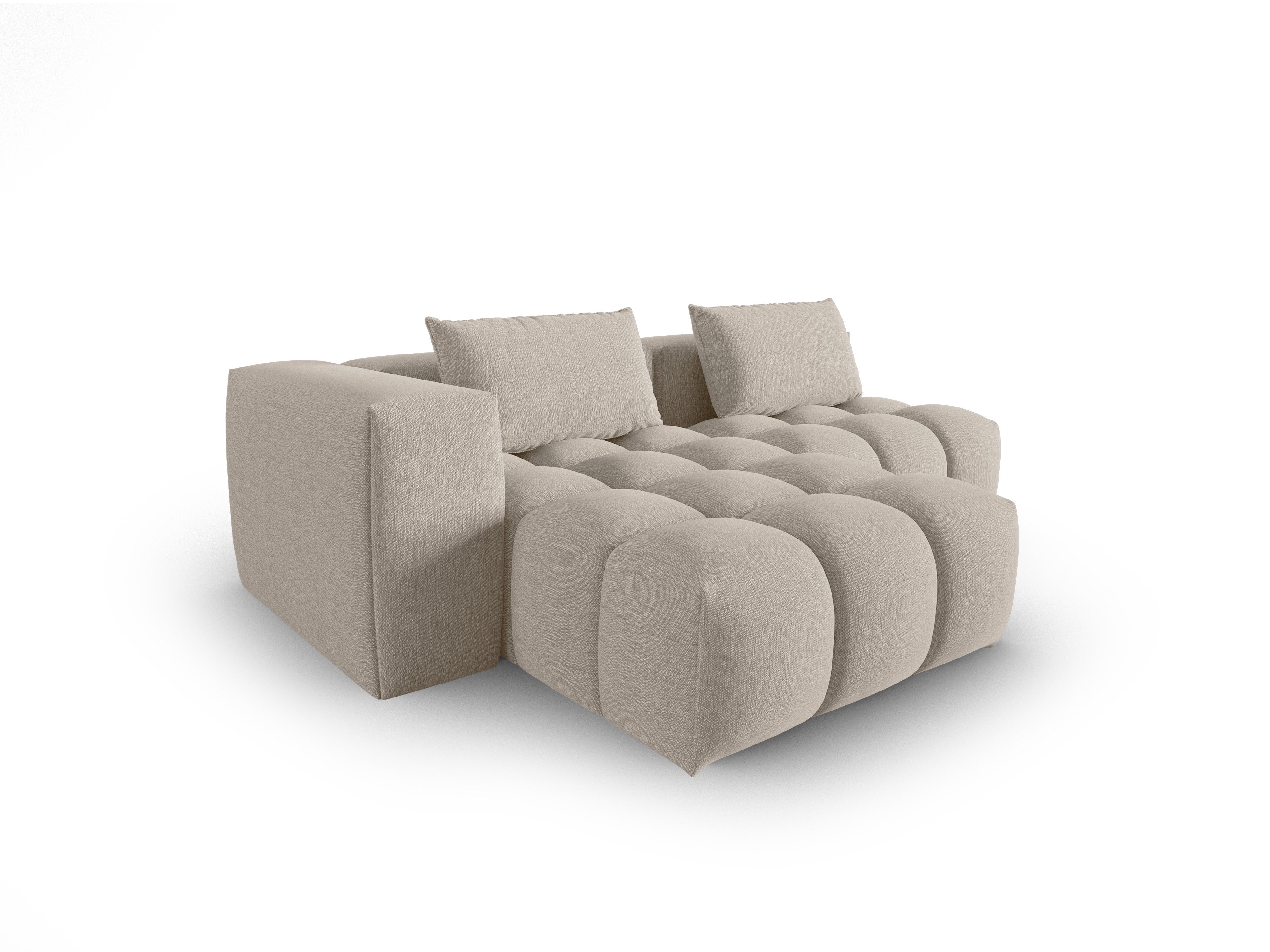 Left-facing open 3-seater corner sofa VERONA sand
