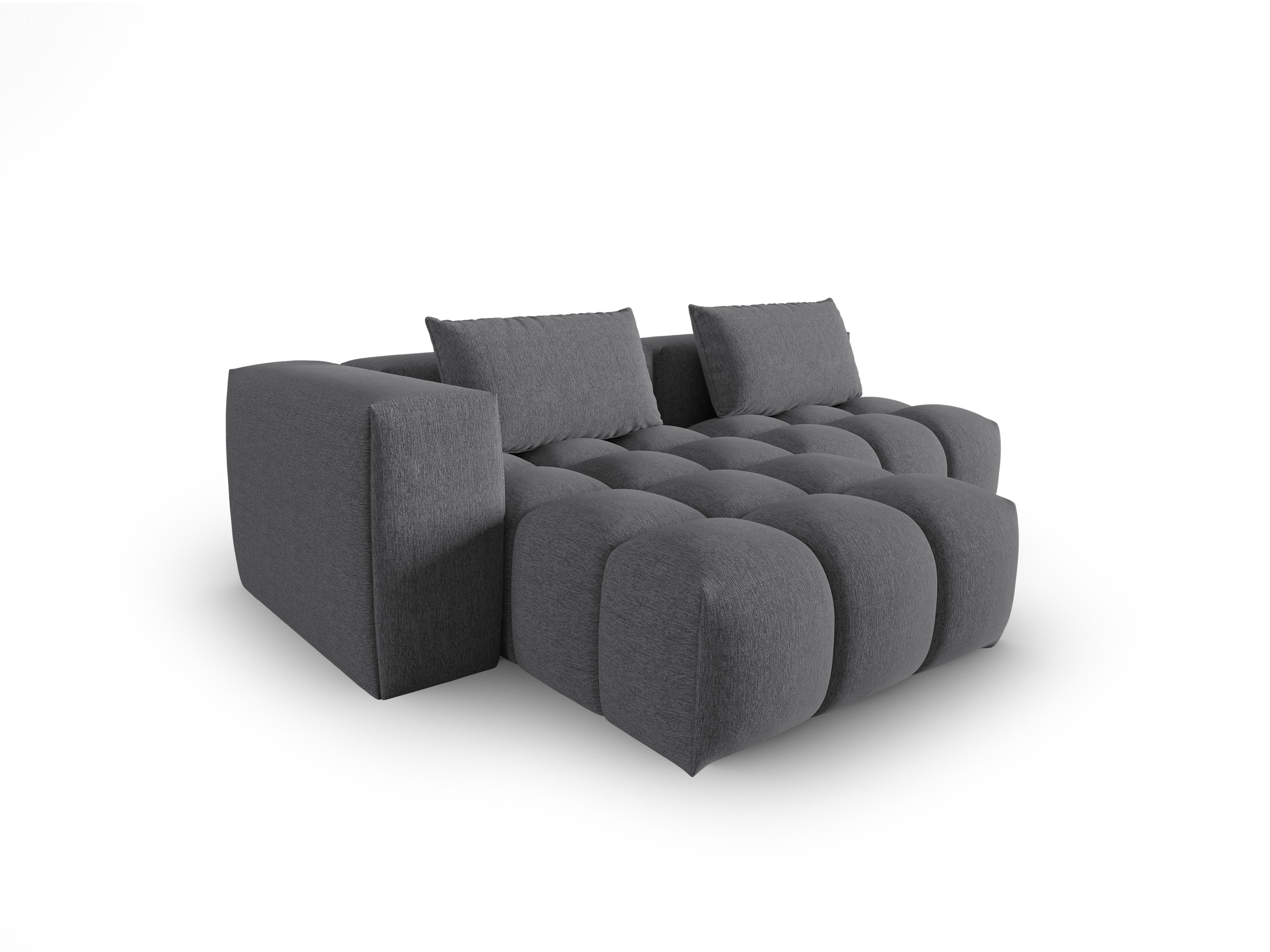 Left-facing open 3-seater corner sofa VERONA gray