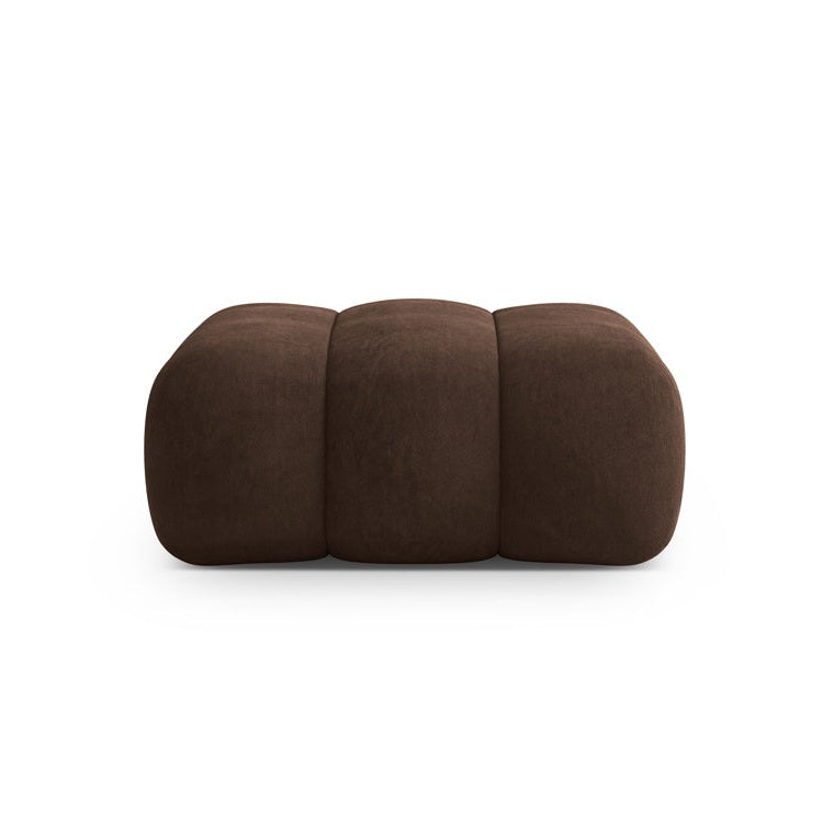 Puf aksamitny KOGE czekoladowy