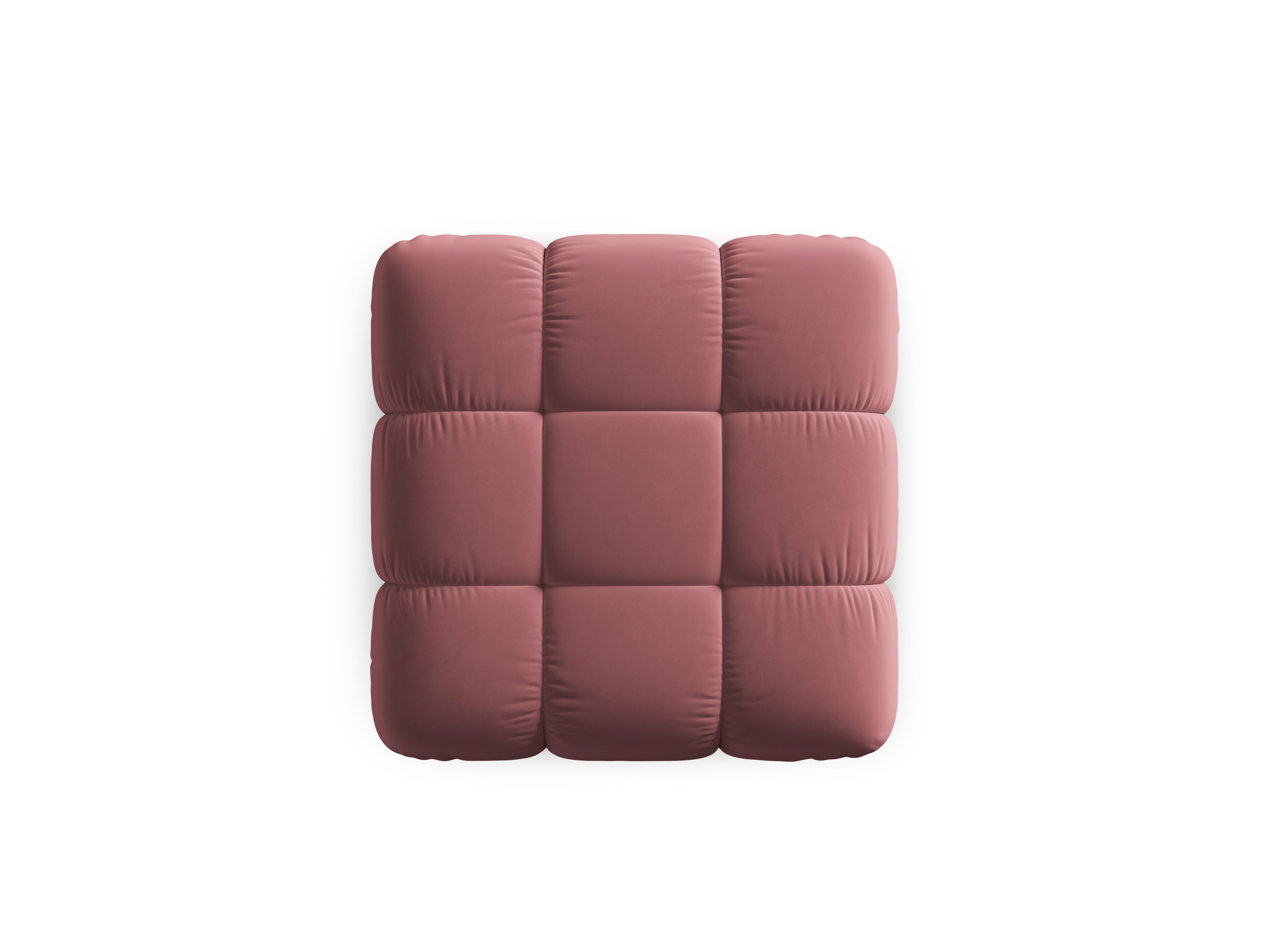 Puf aksamitny CORTINA różowy – Cosmopolitan Design