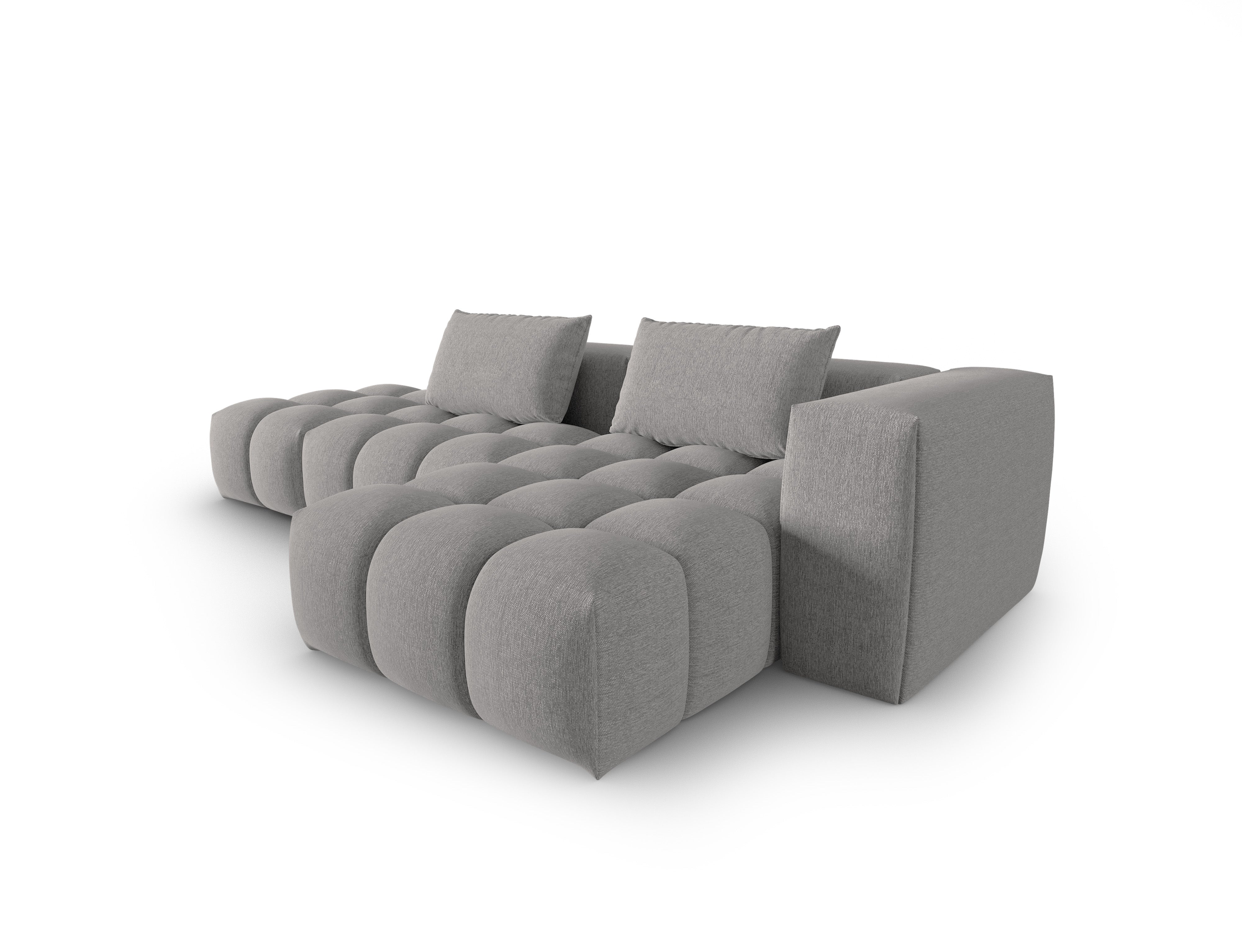 Right-facing open 4-seater corner sofa VERONA warm gray