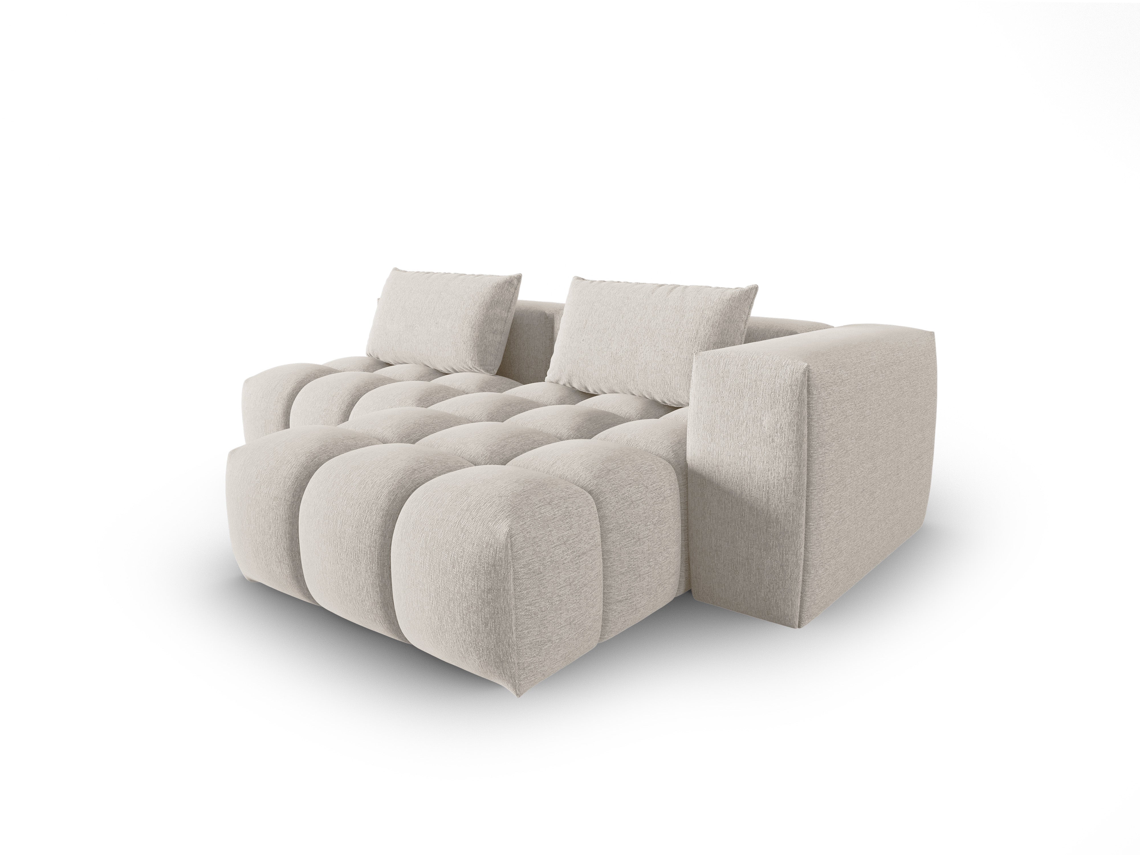 Right-facing open 3-seater corner sofa VERONA beige