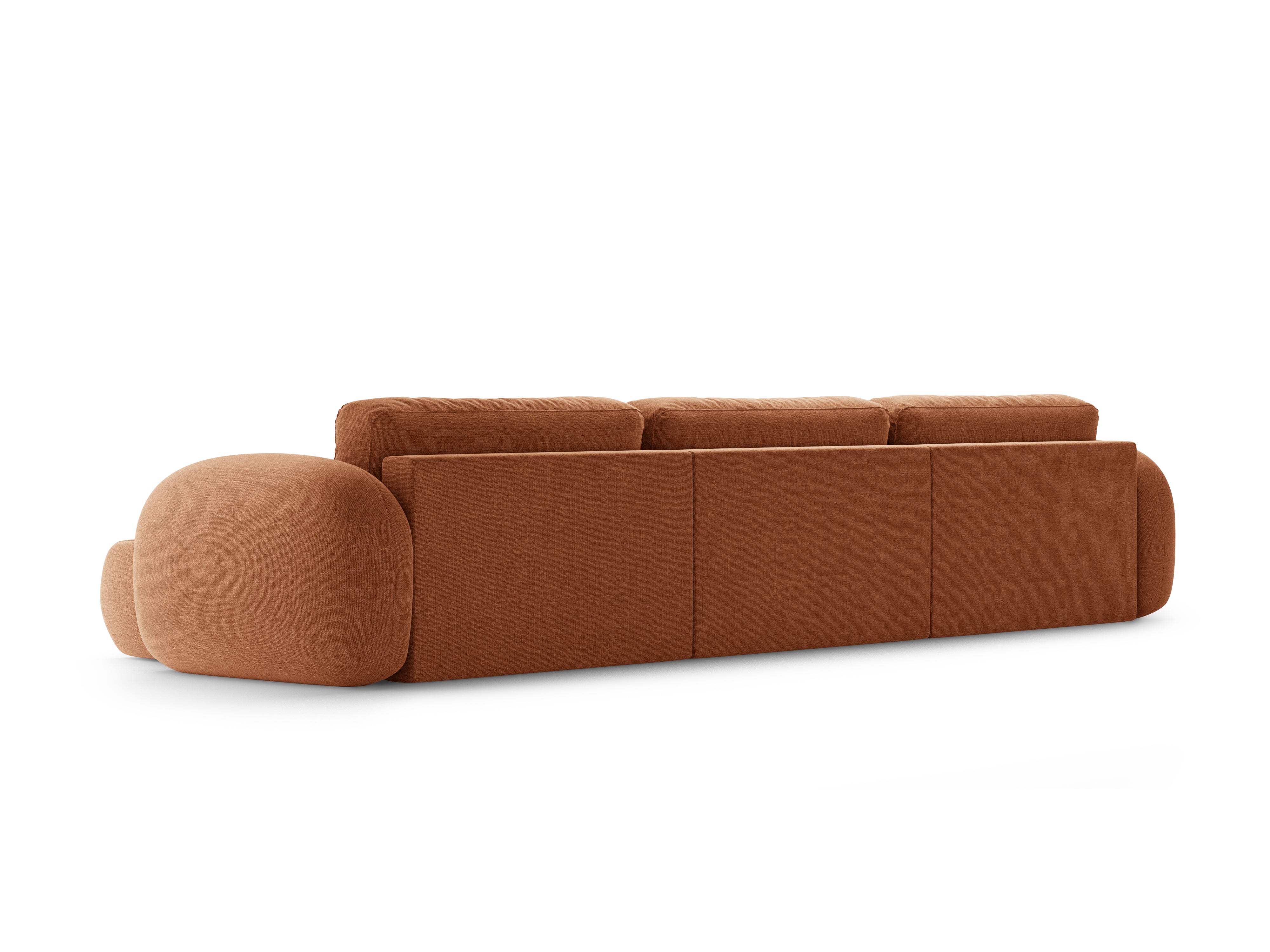 Panoramic Sofa with Sleeping Function for 5 People TONALE Brick