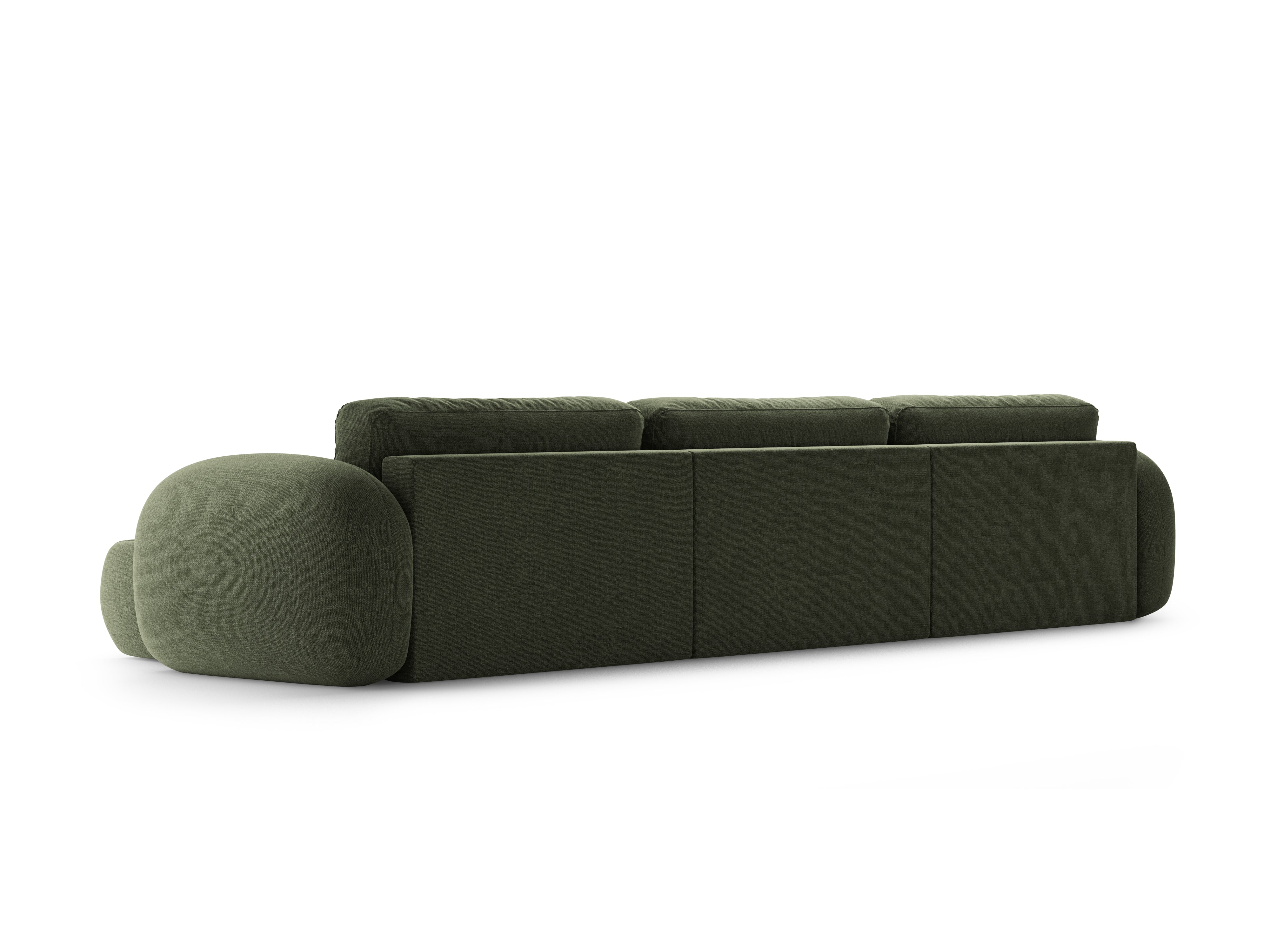 Panoramic Sofa with Sleeping Function for 5 People TONALE Green