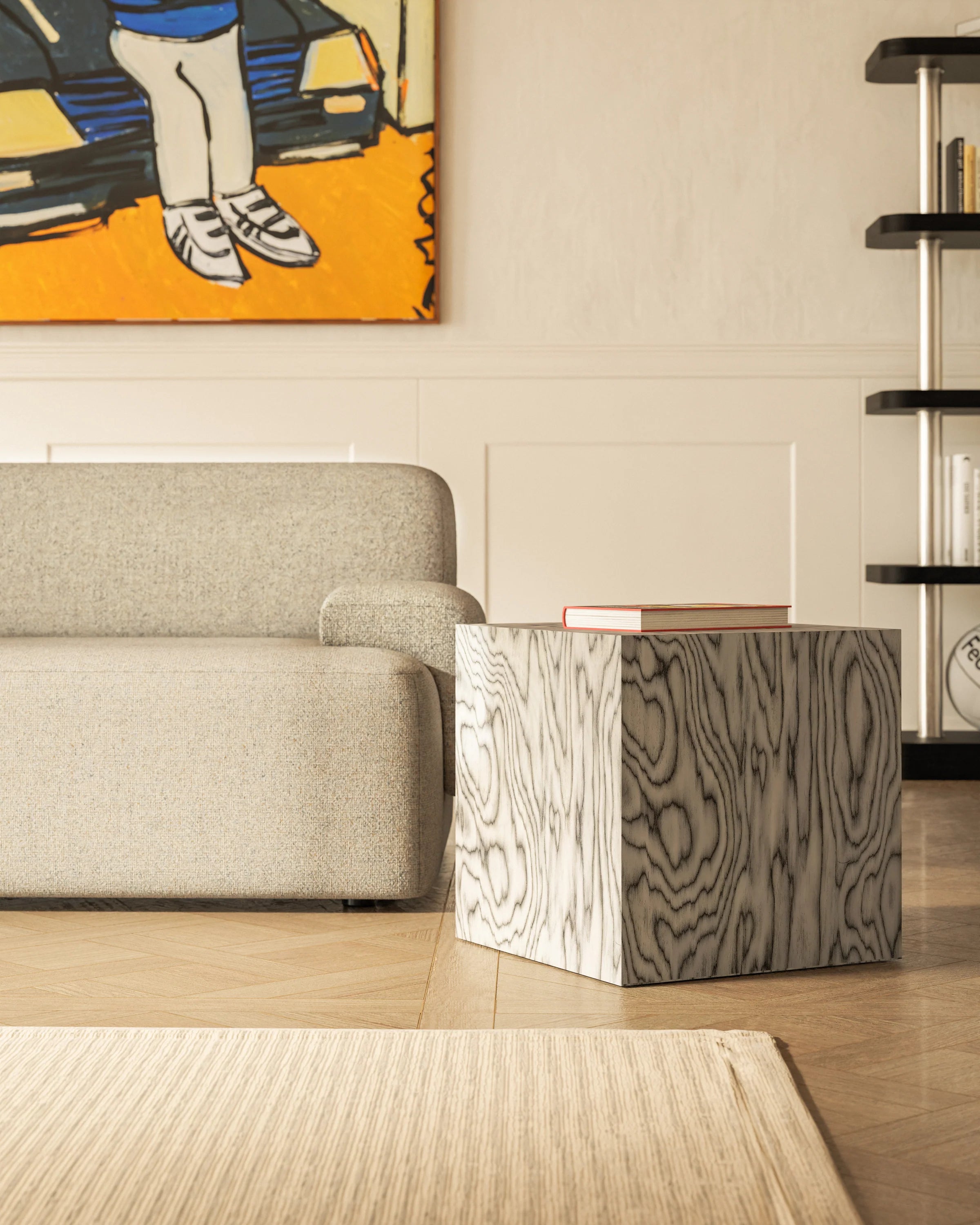 Stolik pomocniczy CUBE Sottsass