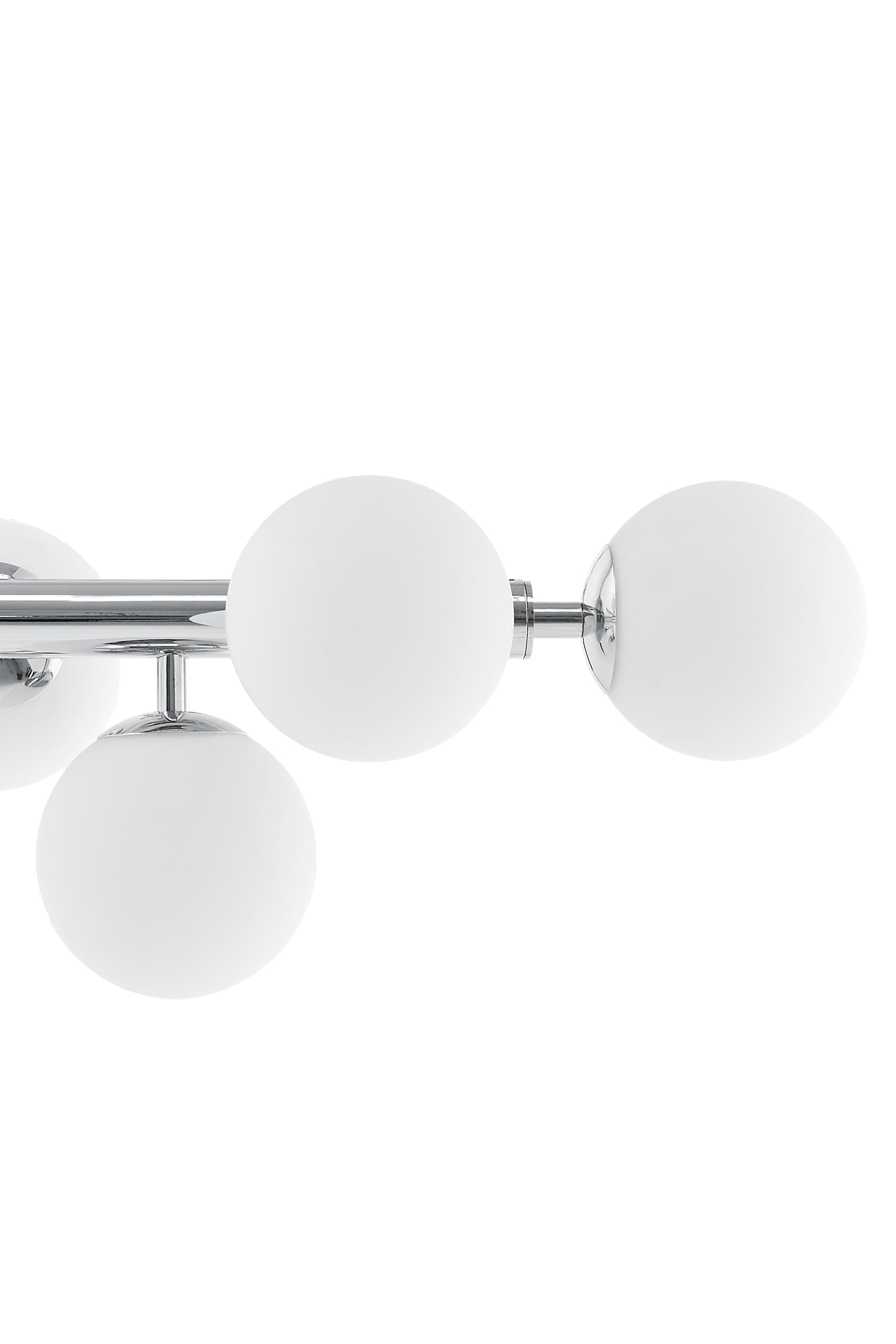 CUMULUS 3 Chrome Ceiling Lamp