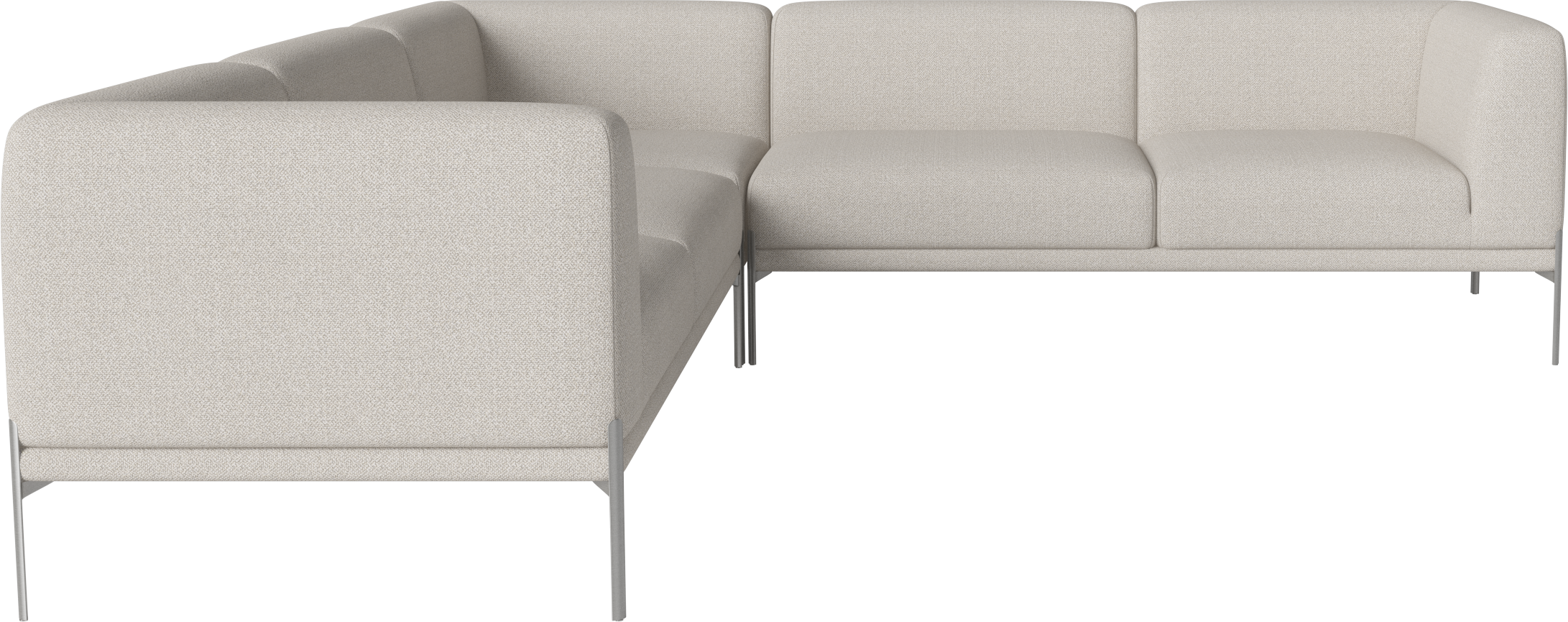 Symmetrical corner of 6-person caisa steel base