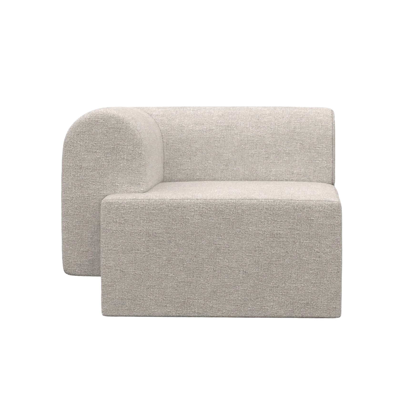 TORI Modular Sofa - Light Gray Corner Module