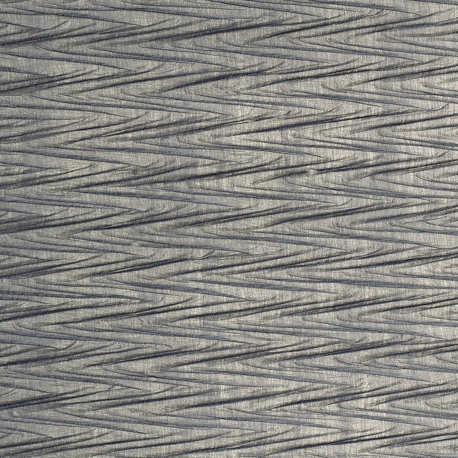 Tapeta tekstylna strukturalna metalizująca z motywem geometrycznym THÉIA antracytowy