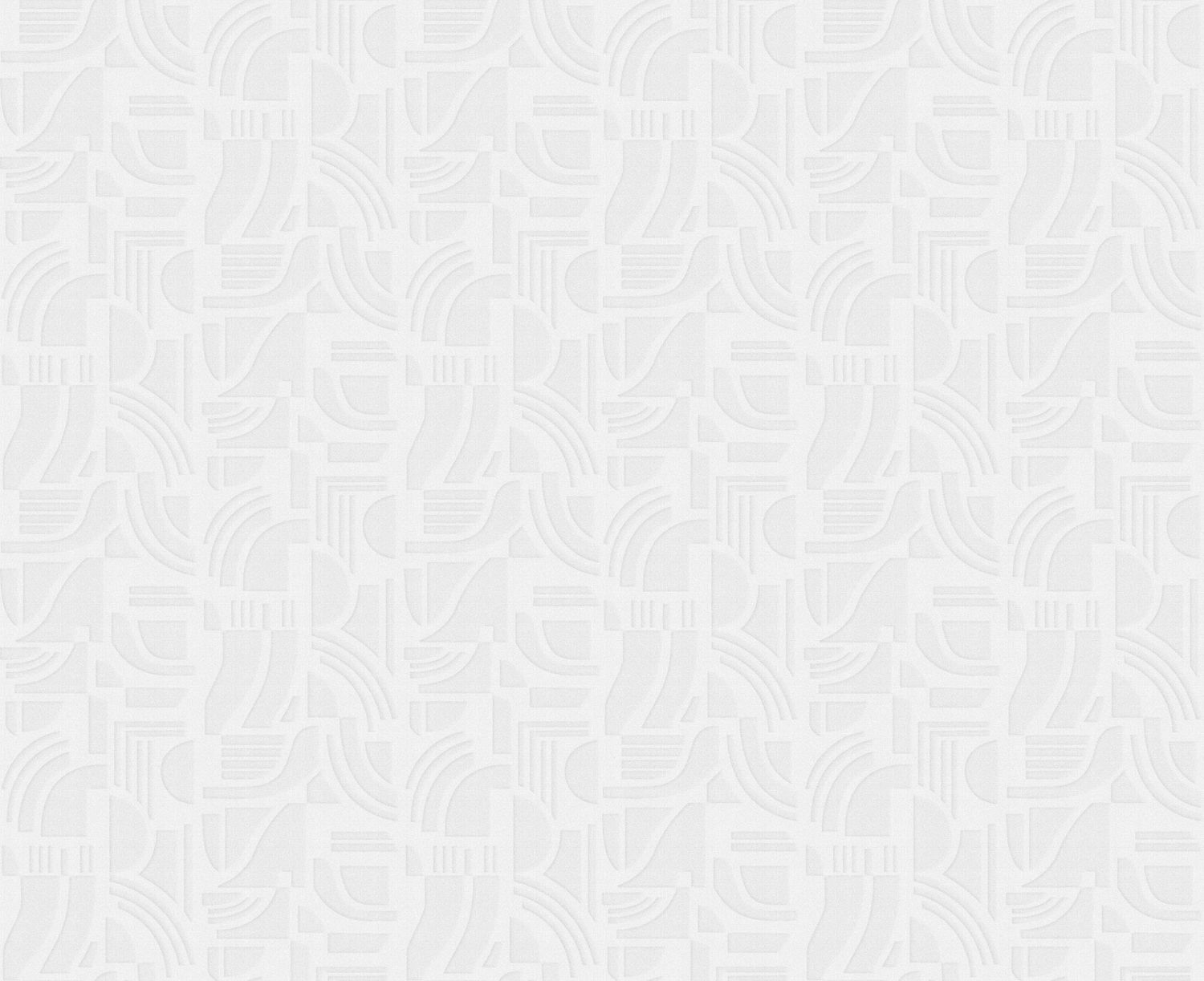 Textilní tapeta se strukturovaným geometrickým vzorem LINSOLITE - BLANC bílá