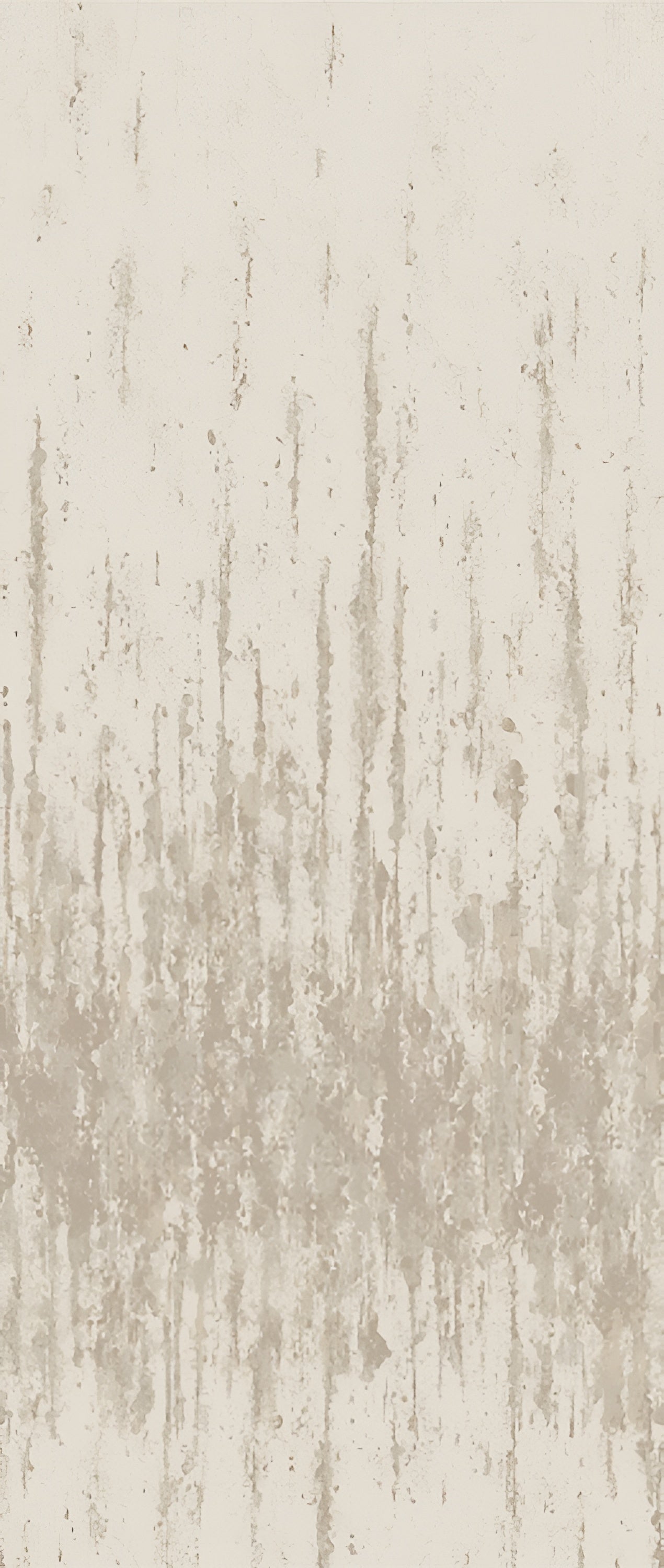 Textile mural imitating an aged wall ORCIA - GRÈGE beige with gray