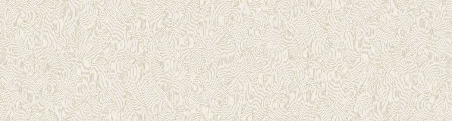 Textile wallpaper with metallic waves ALARIS - PLATINUM CREAM